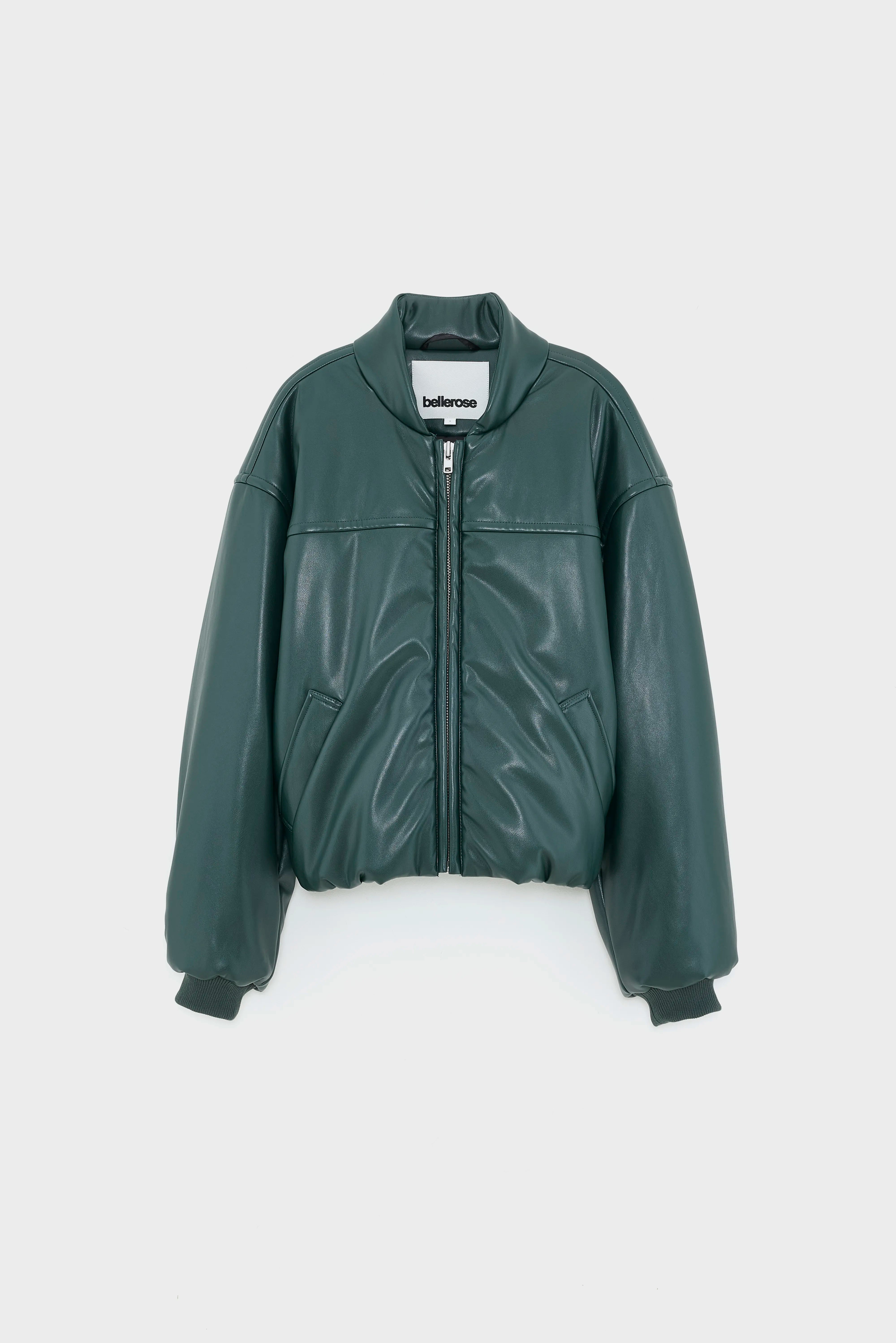 Jacko imitatieleren bomberjas (252 / W / HUNTER)