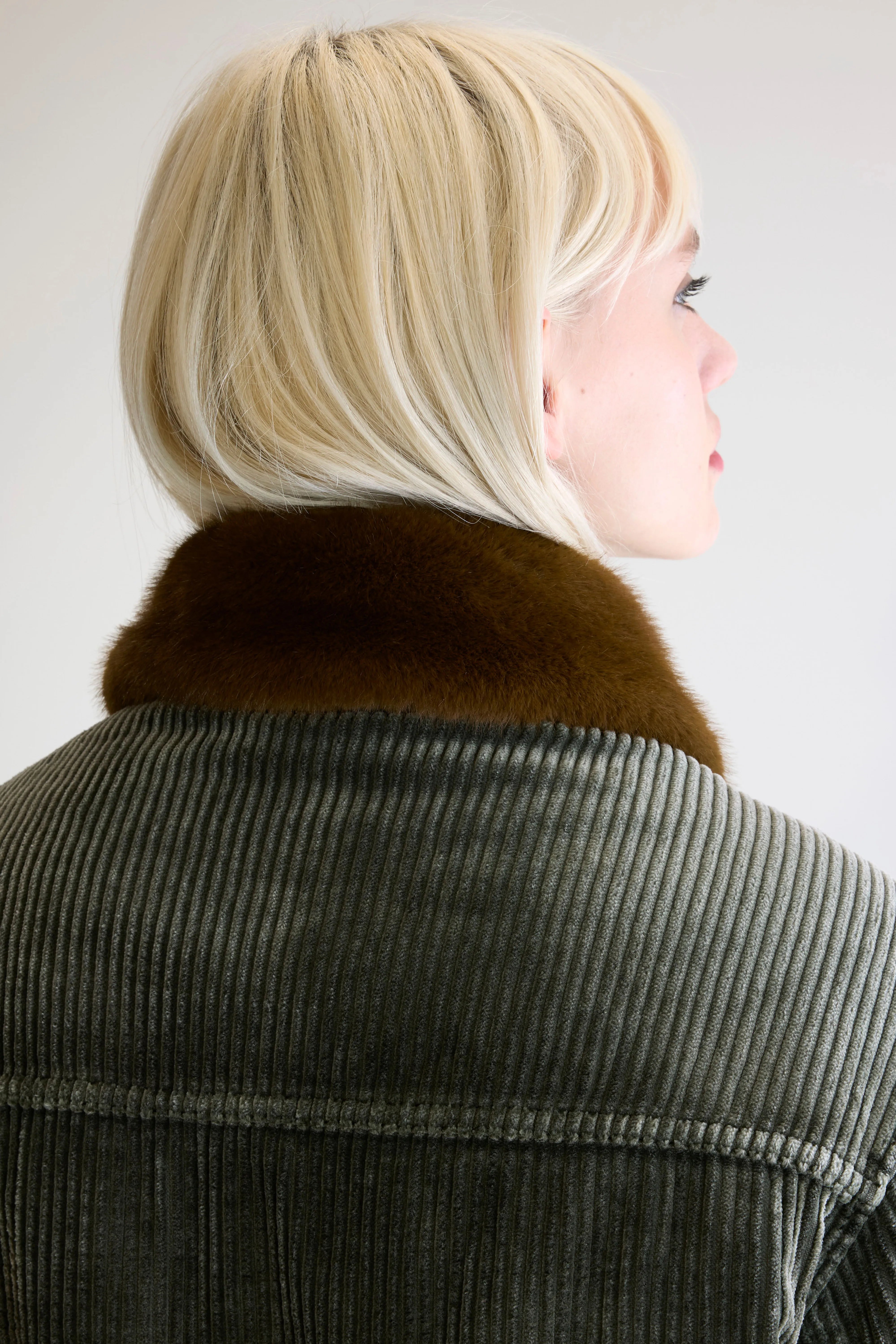 Veste en velours côtelé Payne (252 / W / SAGE)