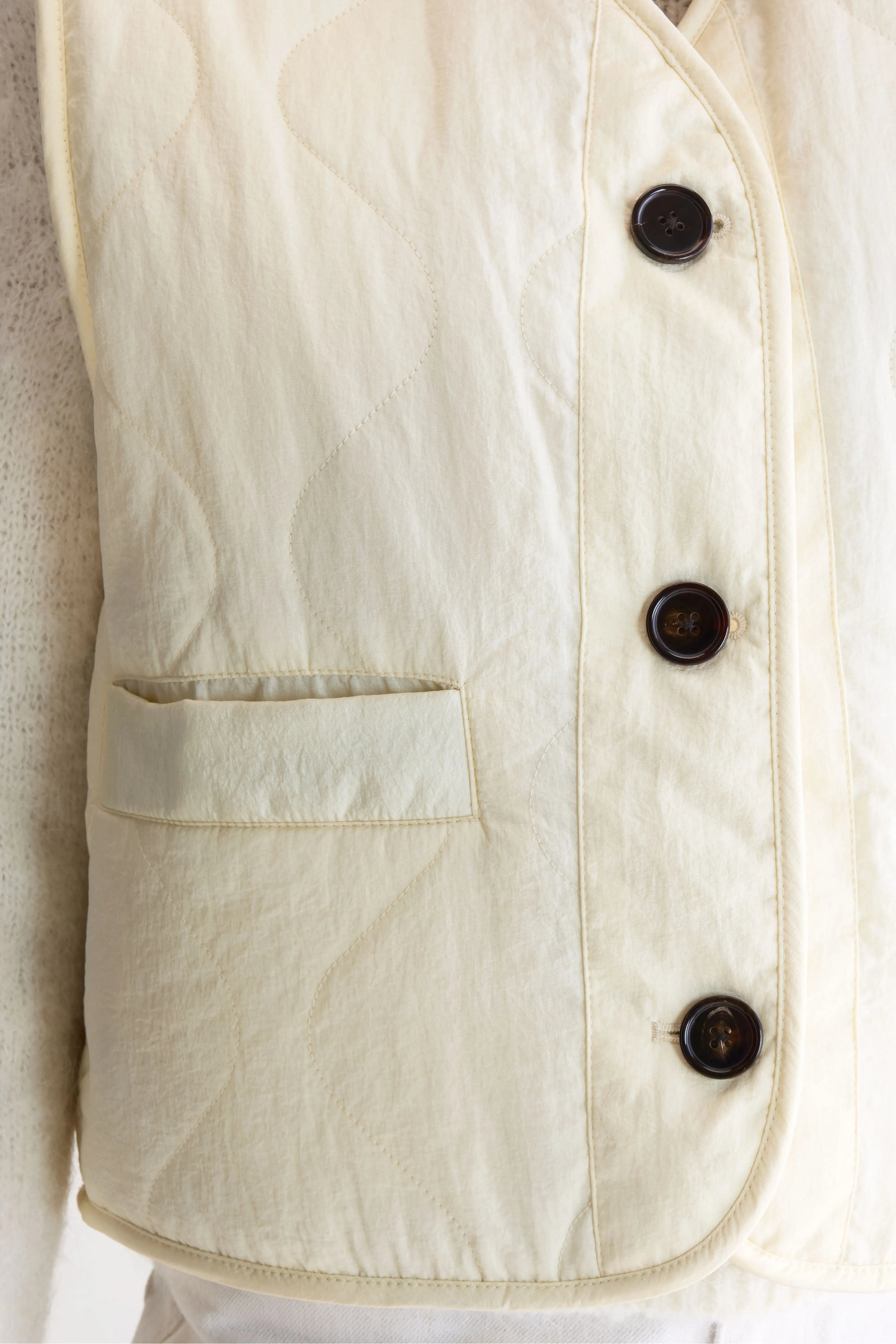 Veste sans manches Eloise (252 / W / BUTTER)