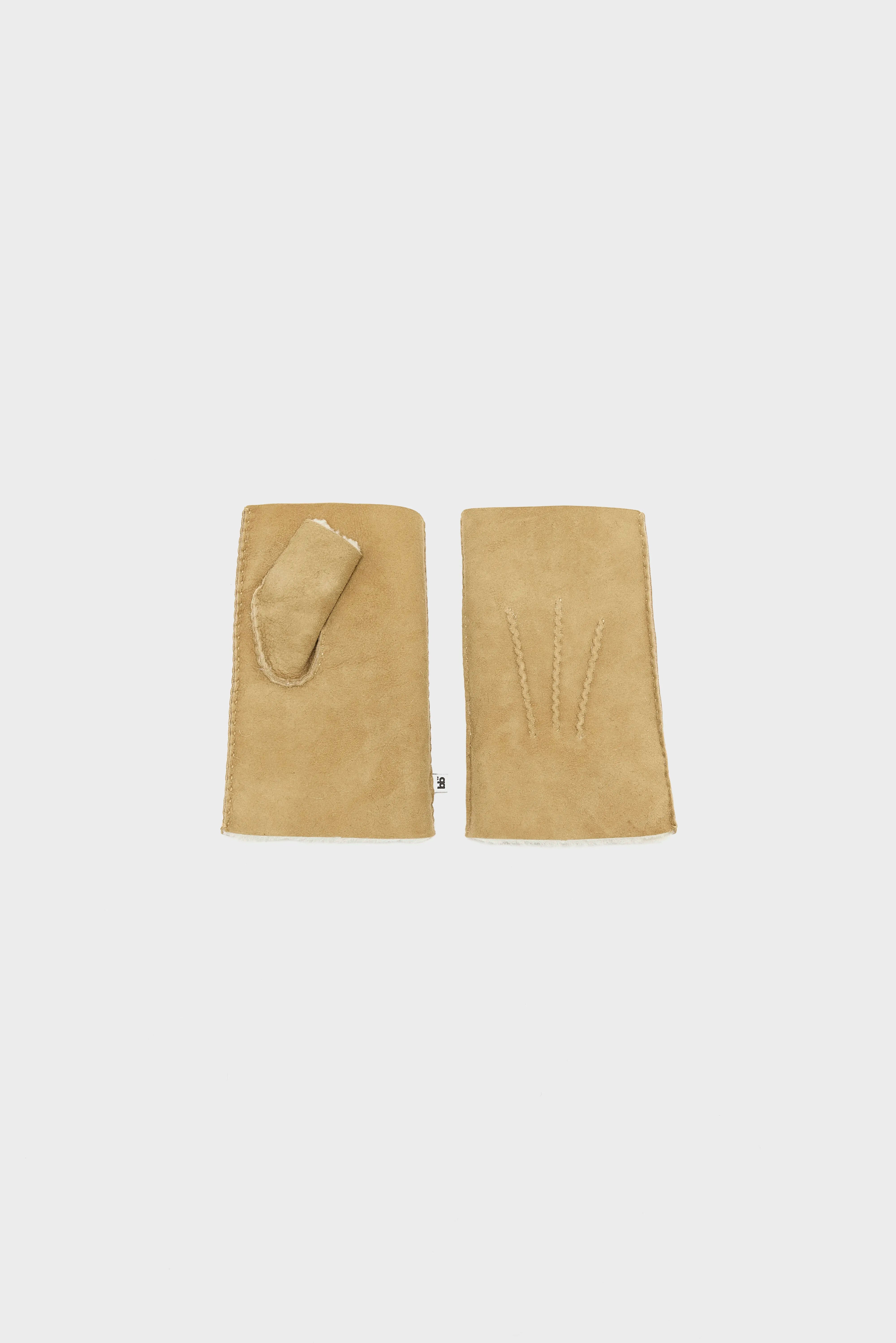 Manhok Fingerless Gloves - Cognac For Women | Bellerose