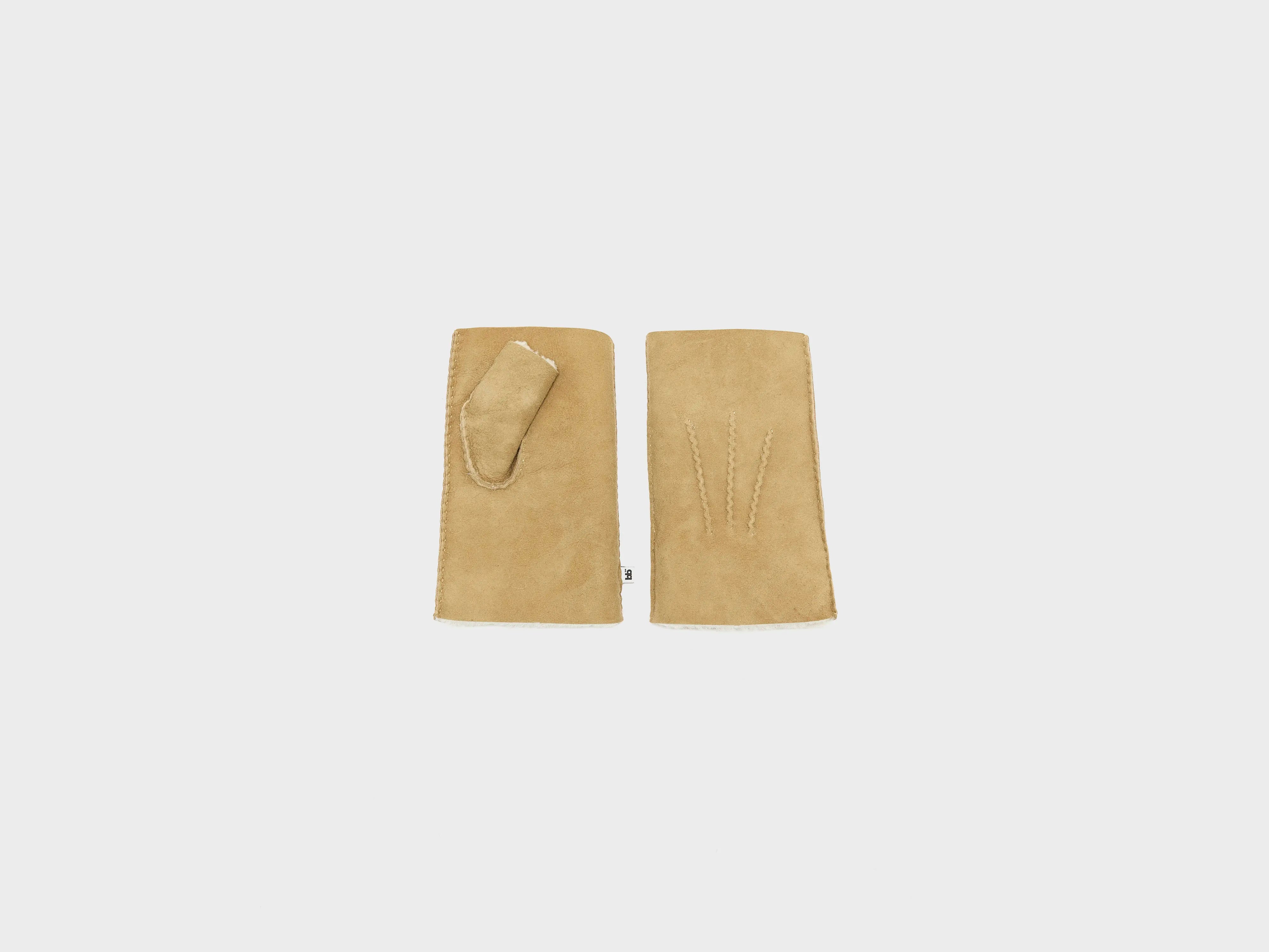 Manhok vingerloze handschoenen (251 / W / COGNAC)