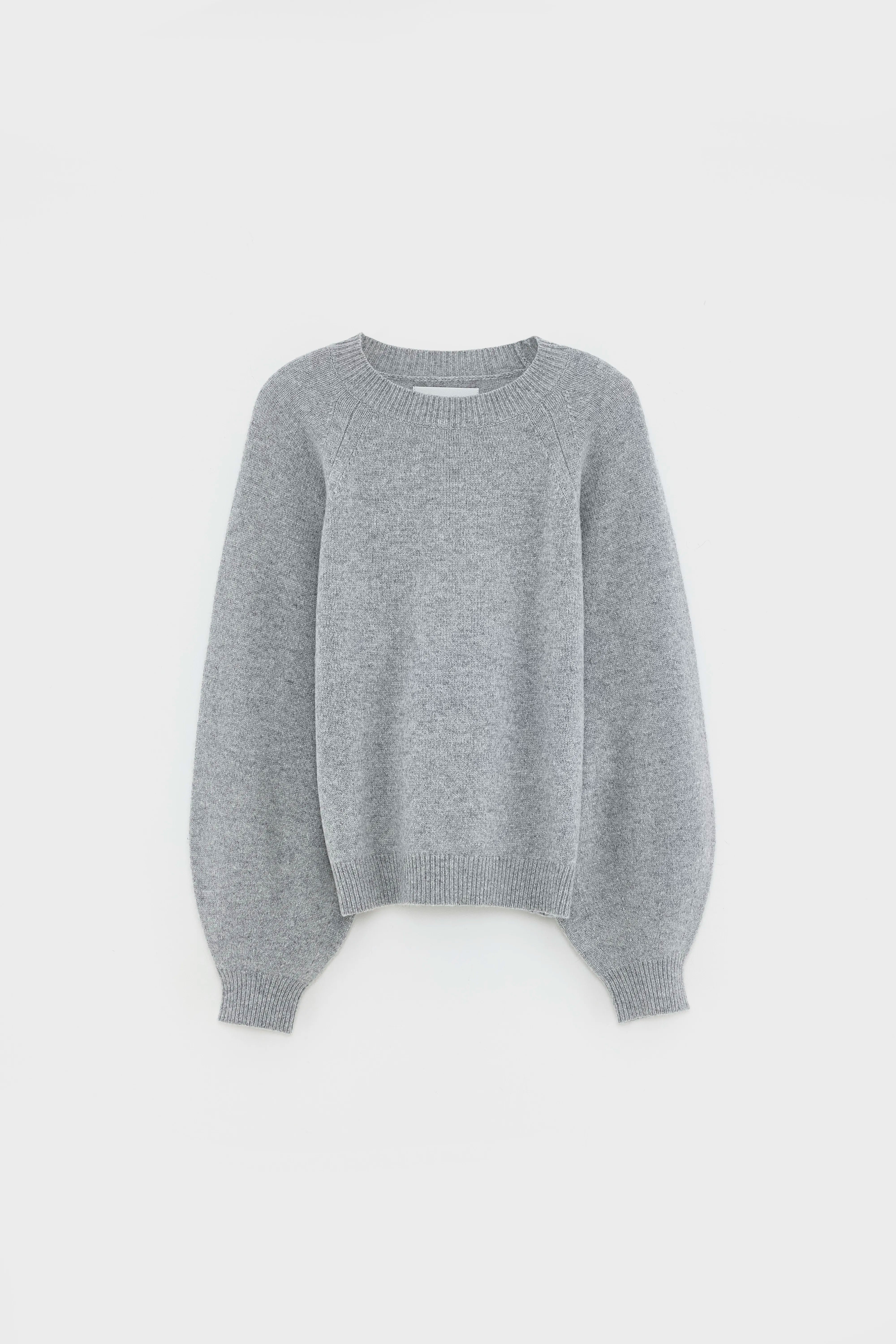 Pull col rond Ameka (252 / W / H. GREY)