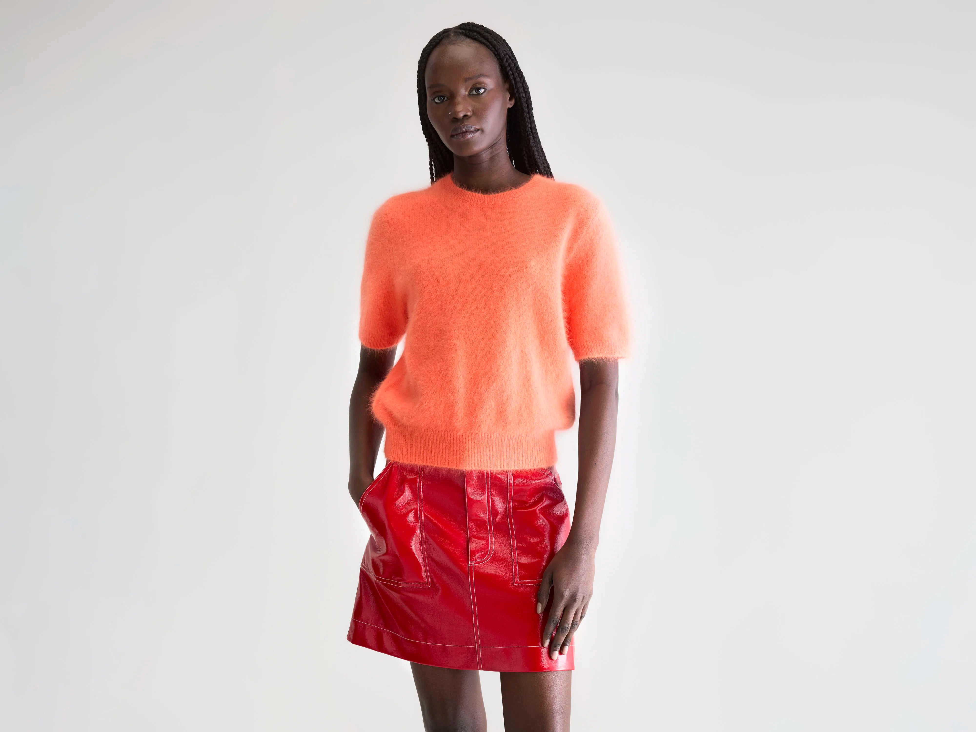 Datad angora-blend sweater (252 / W / METEORA)