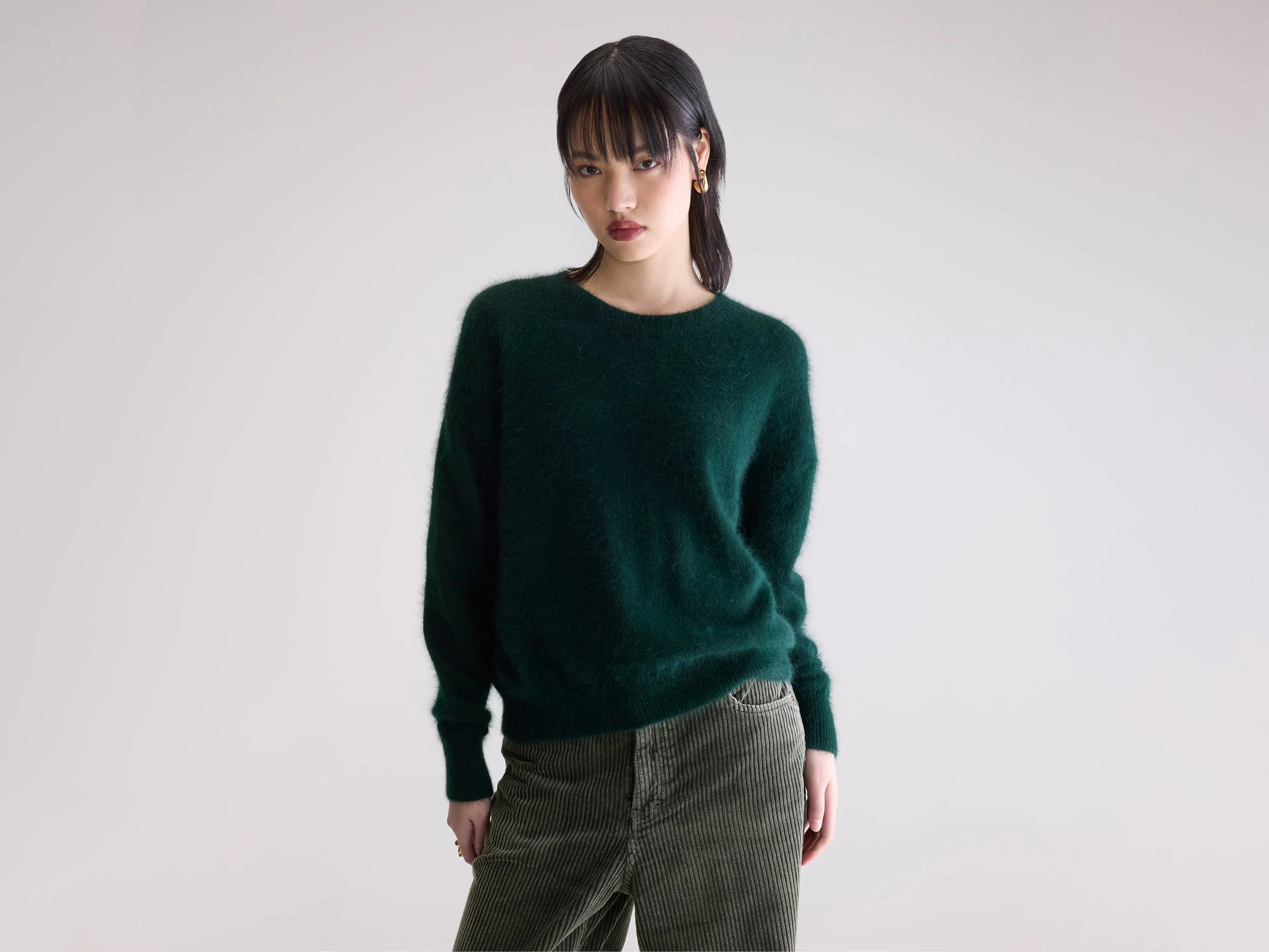 Datus angora-blend sweater (252 / W / KOMBU)