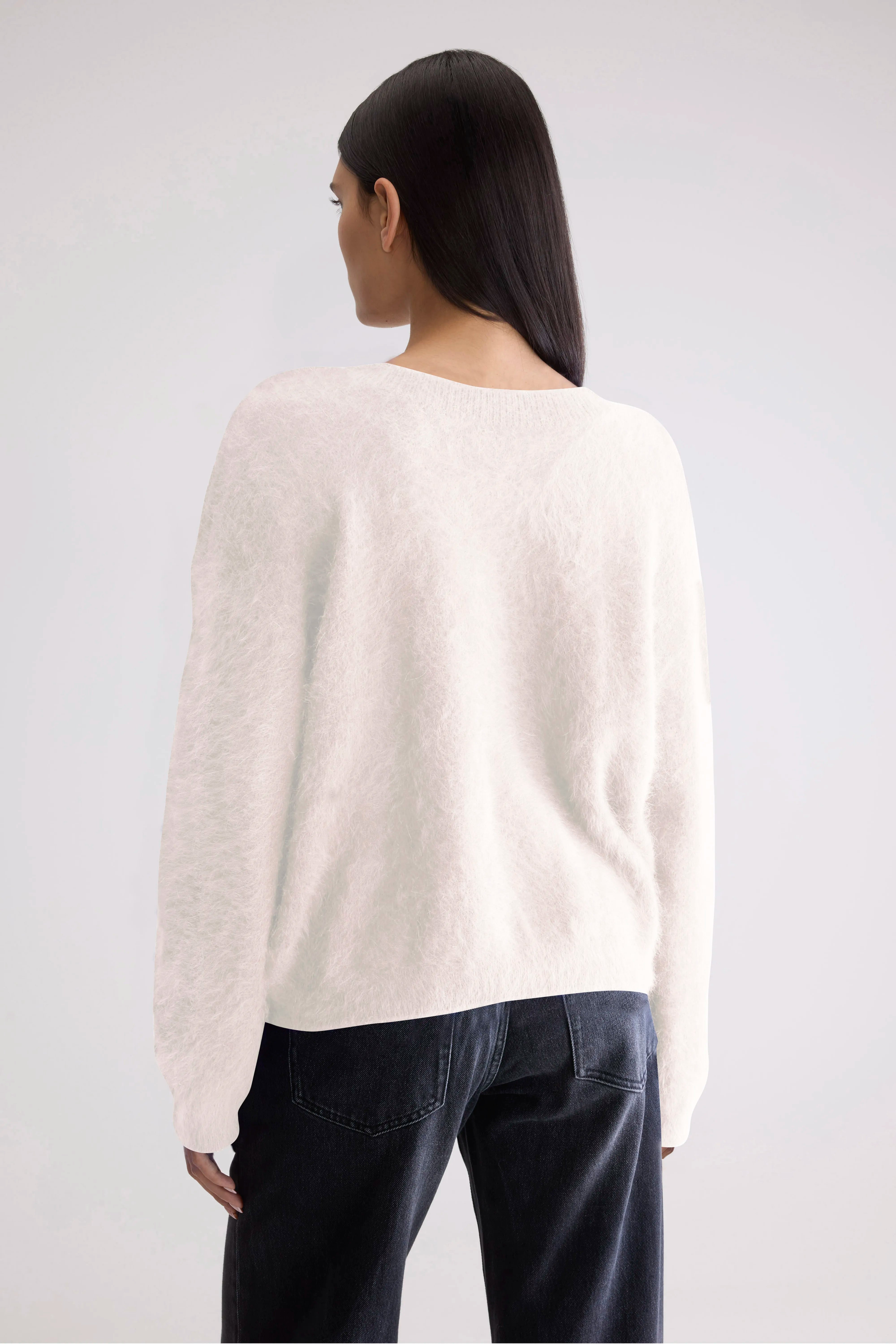 Dathe angora-blend sweater (252 / W / PARCHEMIN)