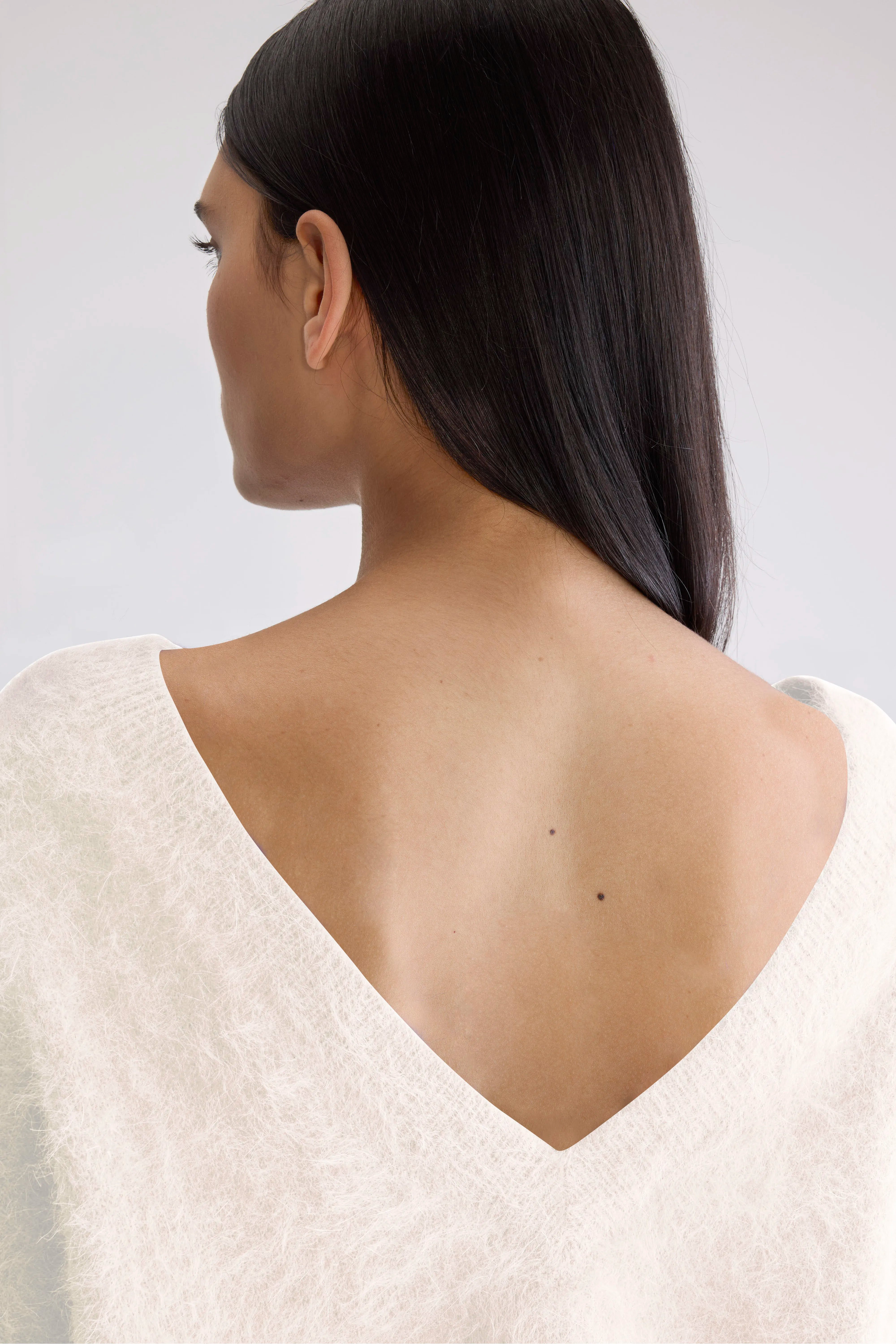 Dathe angora-blend sweater (252 / W / PARCHEMIN)