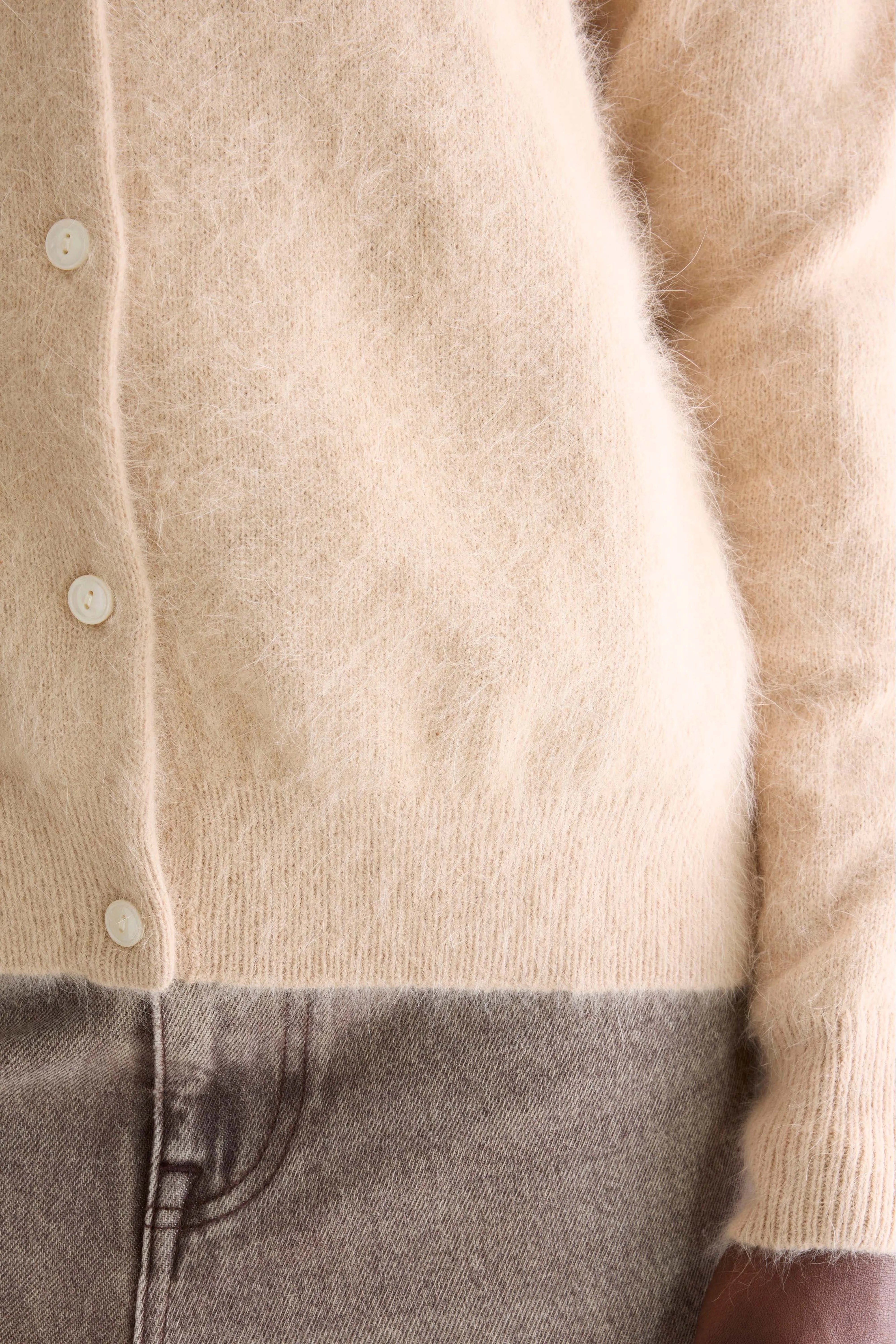 Dathan cardigan van angoramix (252 / W / IVORY)