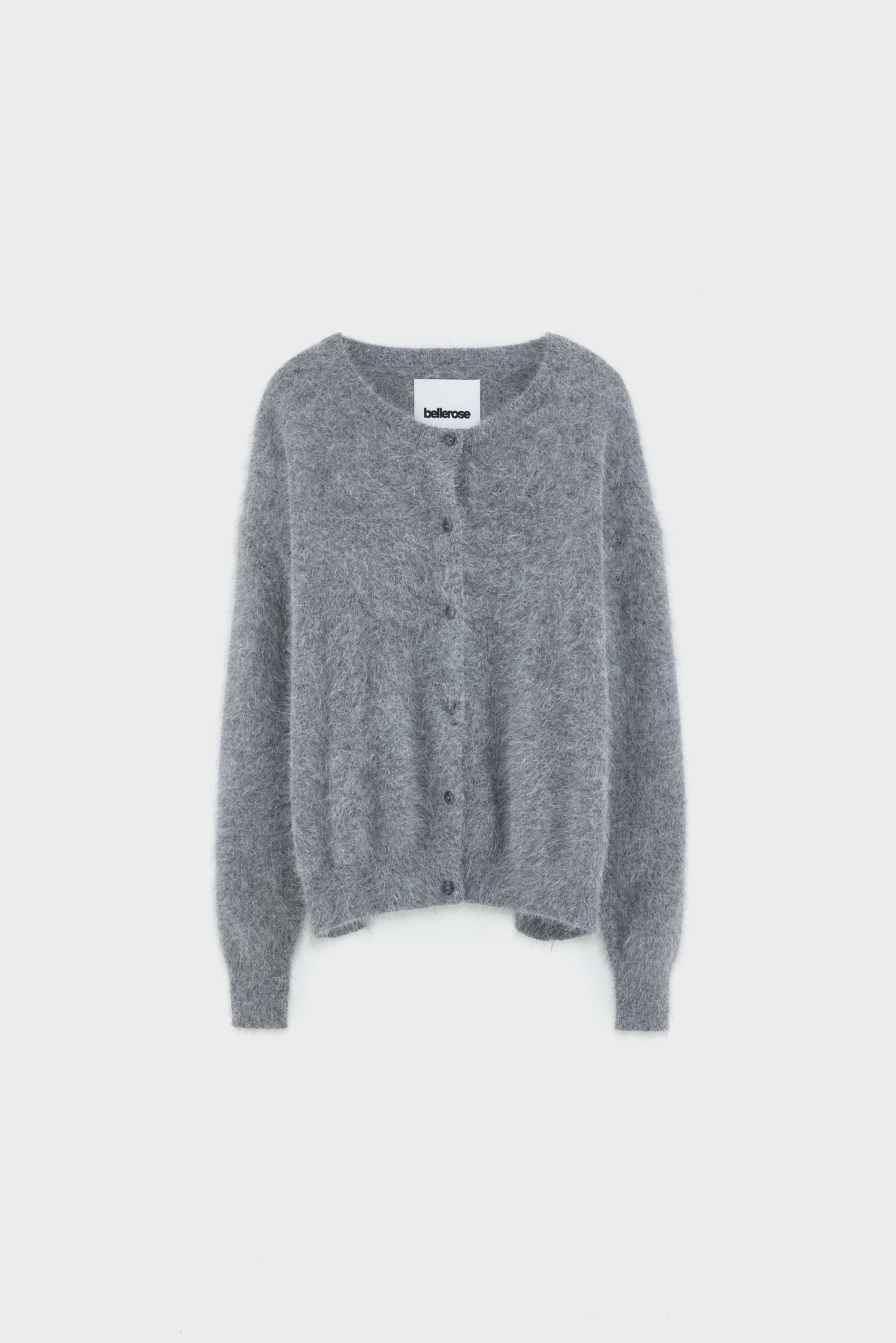 Dathan cardigan van angoramix (252 / W / MID GREY)