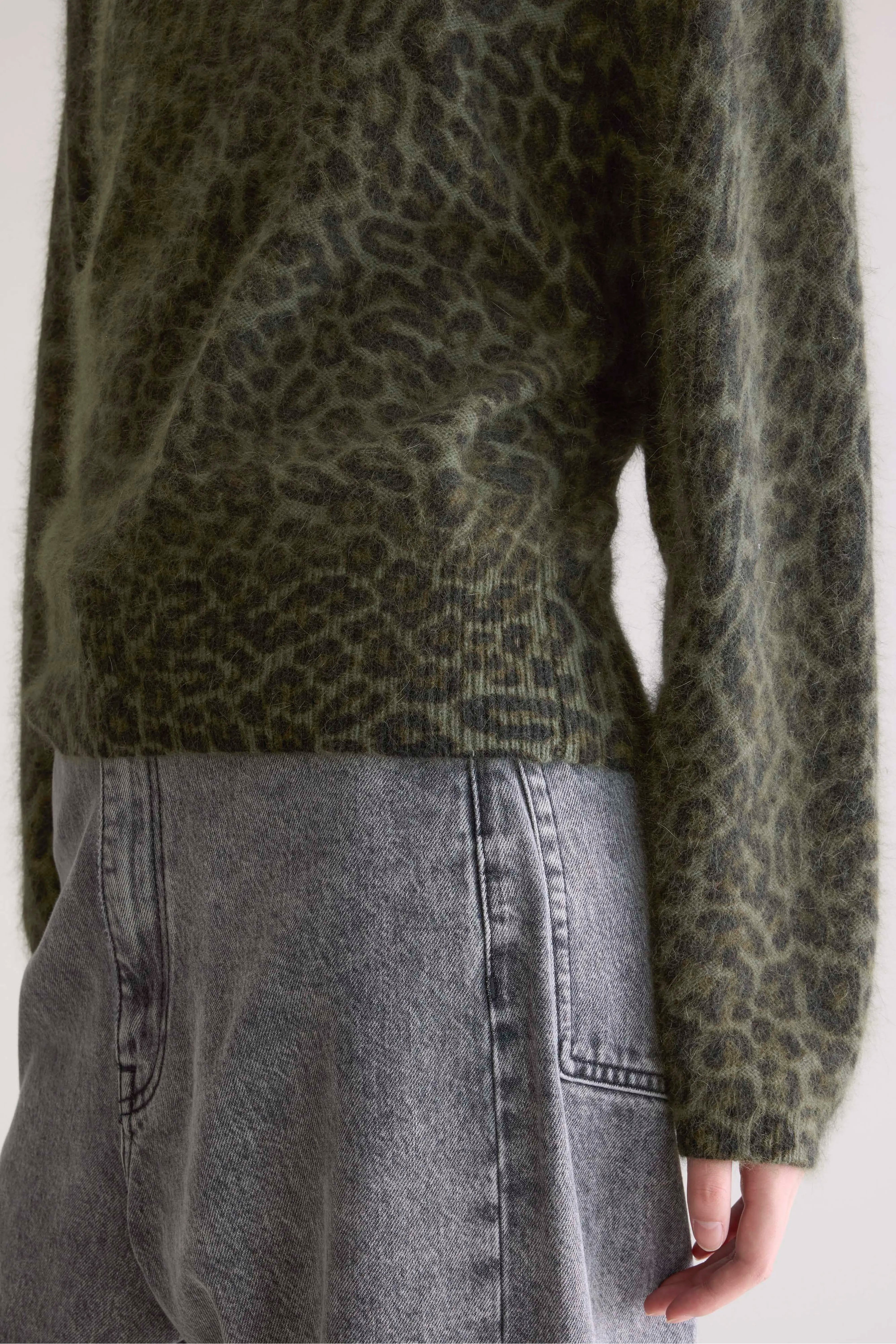 Dioal trui met luipaardprint (252 / W / COMBO C)