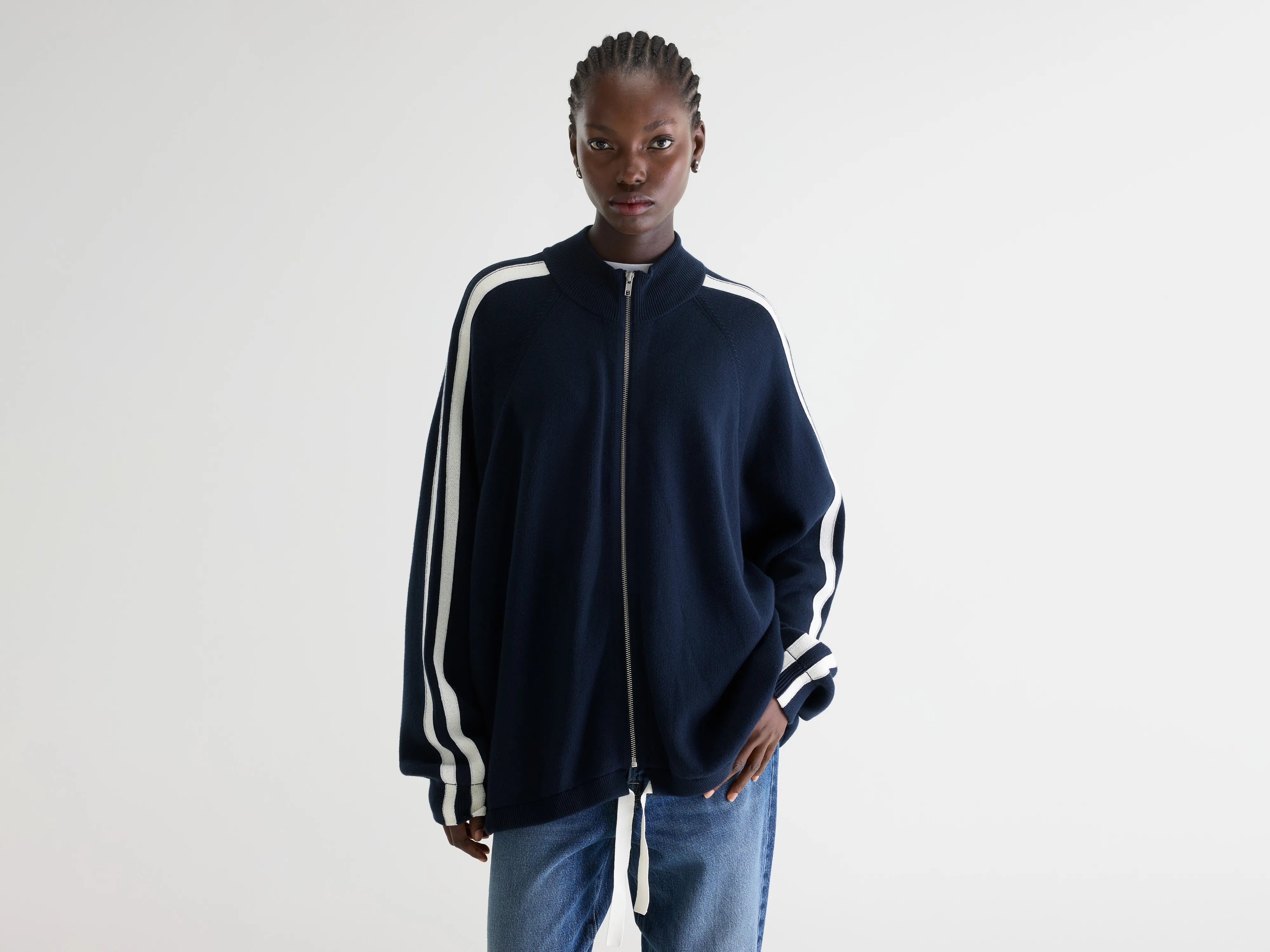 Cardigan zippé Angik (252 / W / NAVY)