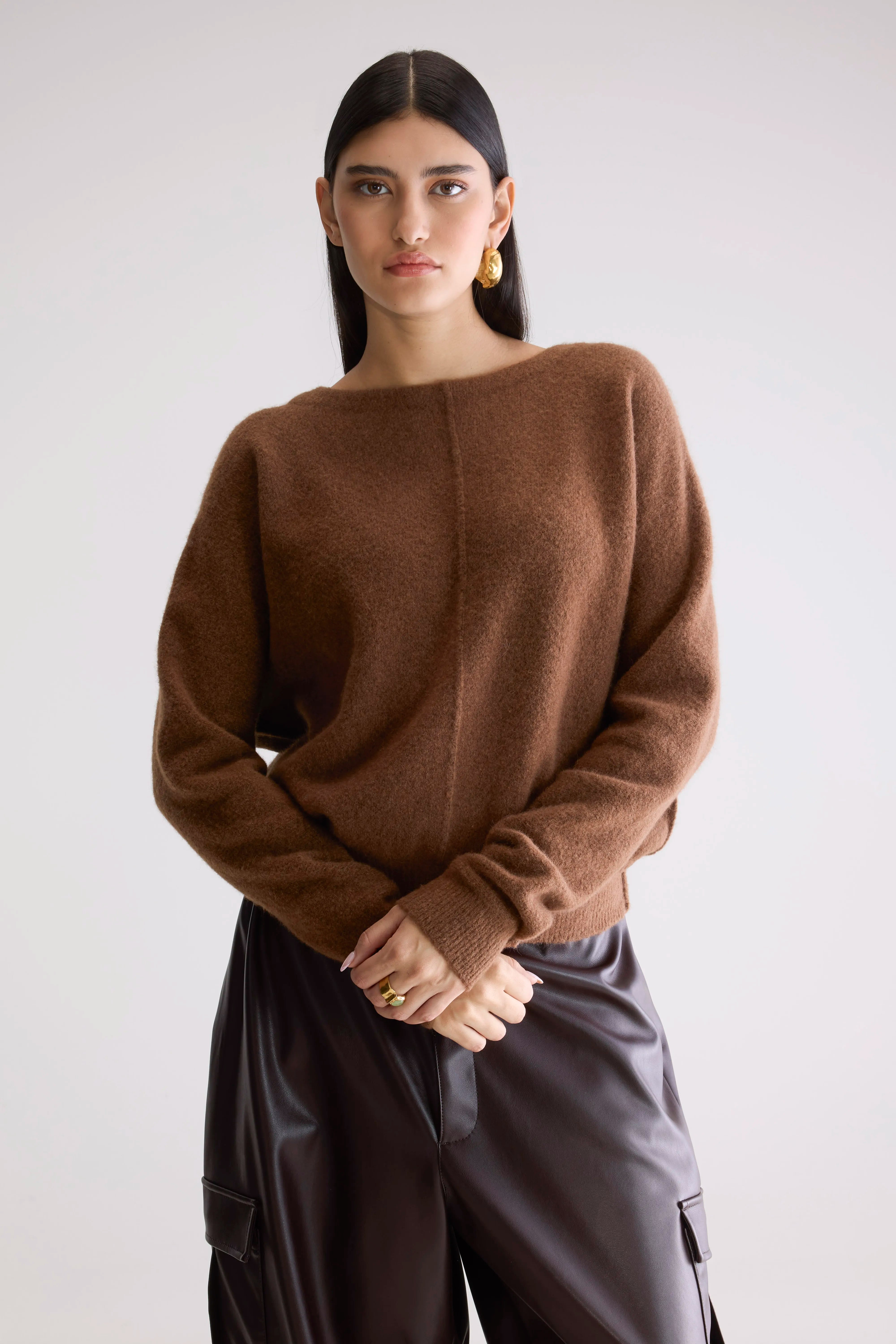 Derny sweater (252 / W / BISON)