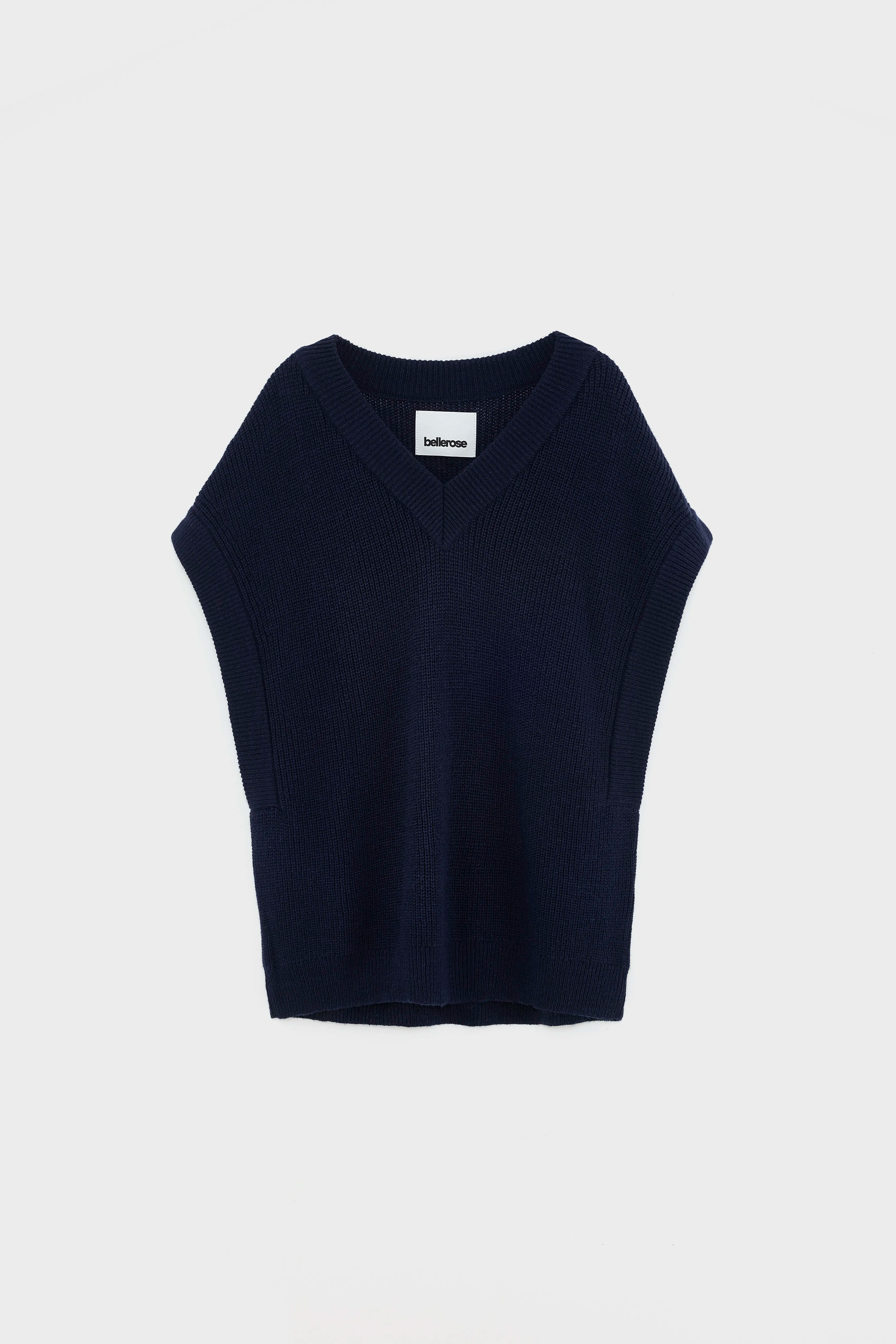 Labi mouwloze trui met v-hals (252 / W / REGAL BLUE)