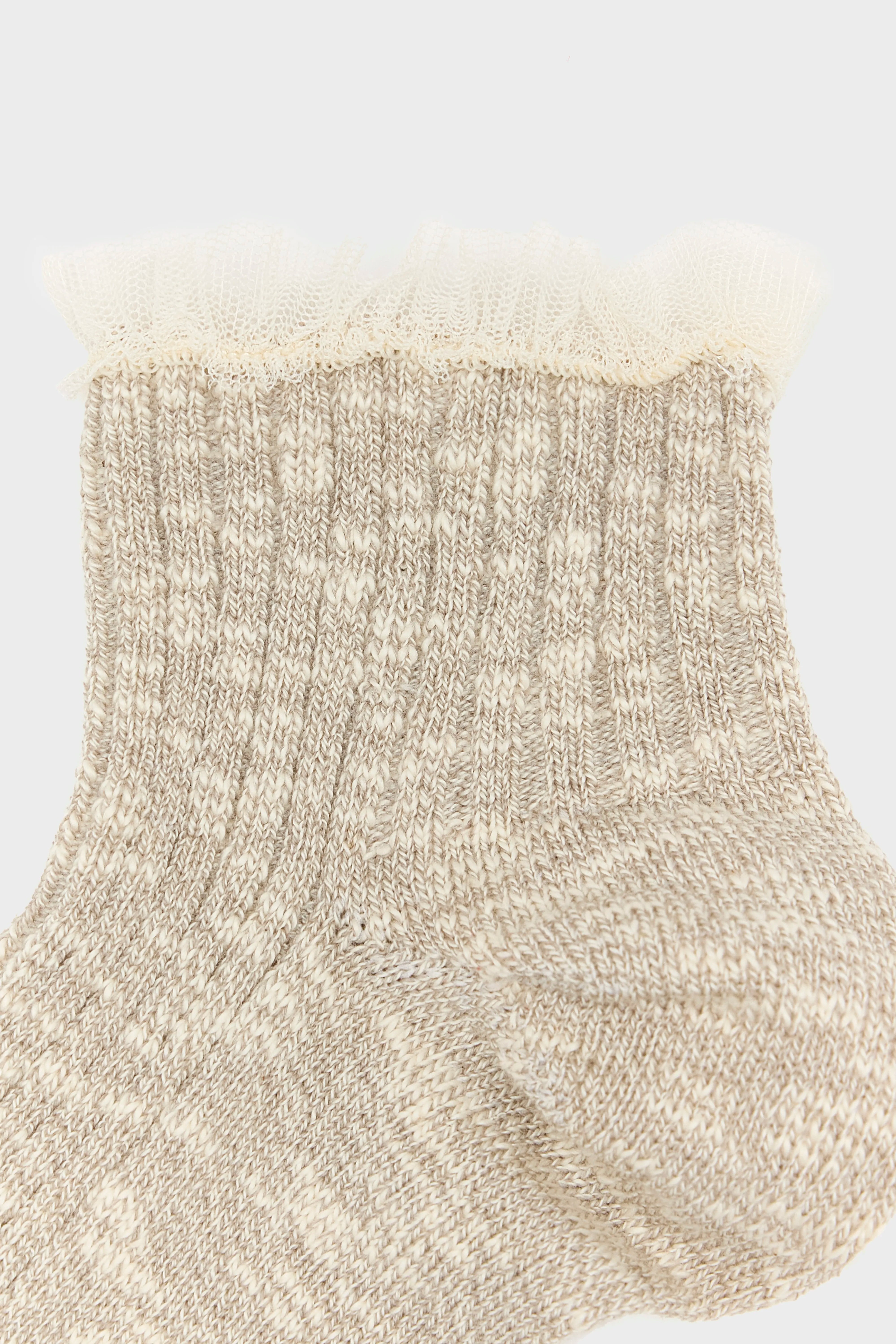 Basoli ankle socks (261 / W / OYSTER)