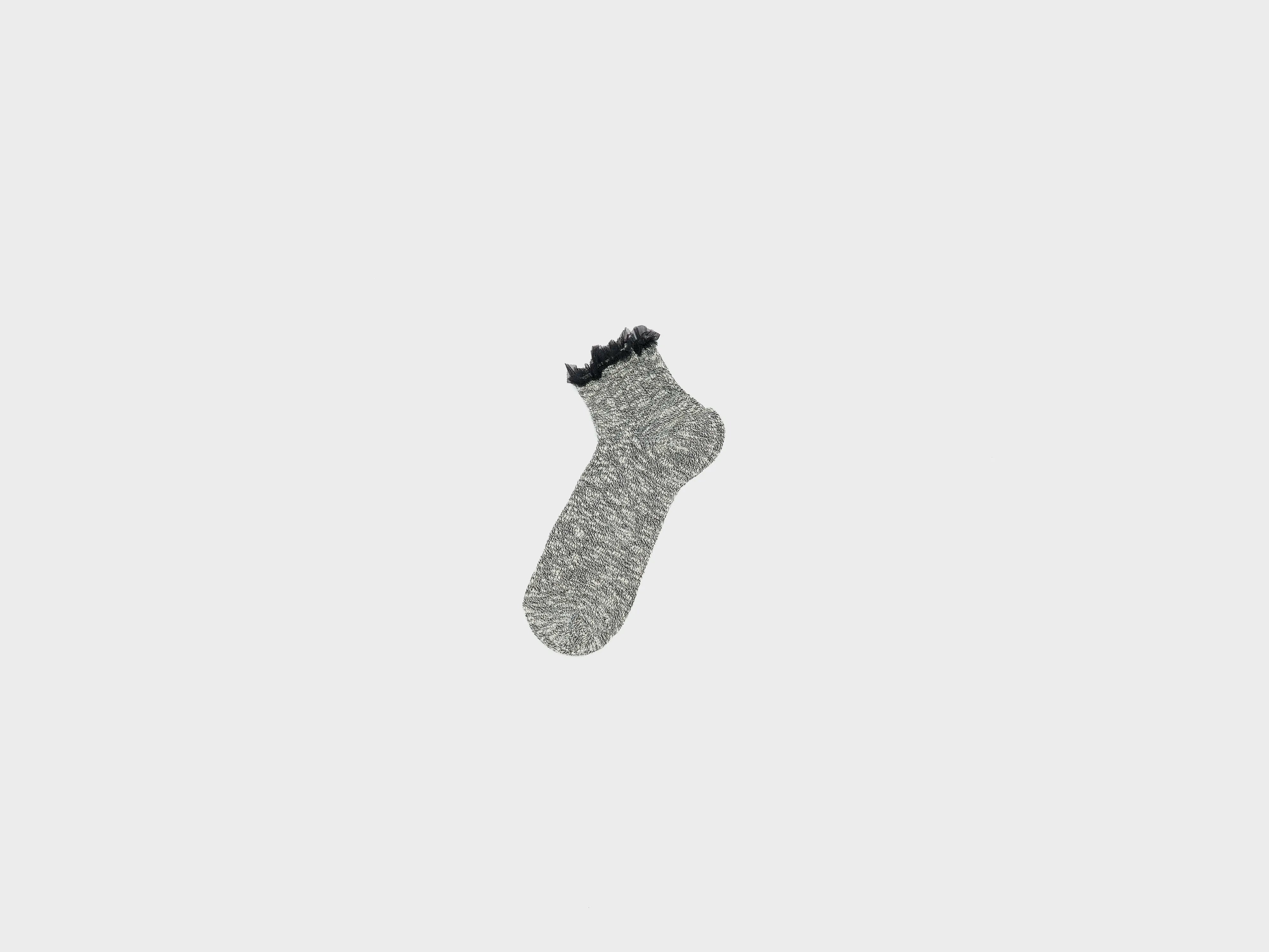 Basoli ankle socks (261 / W / OFF BLACK)