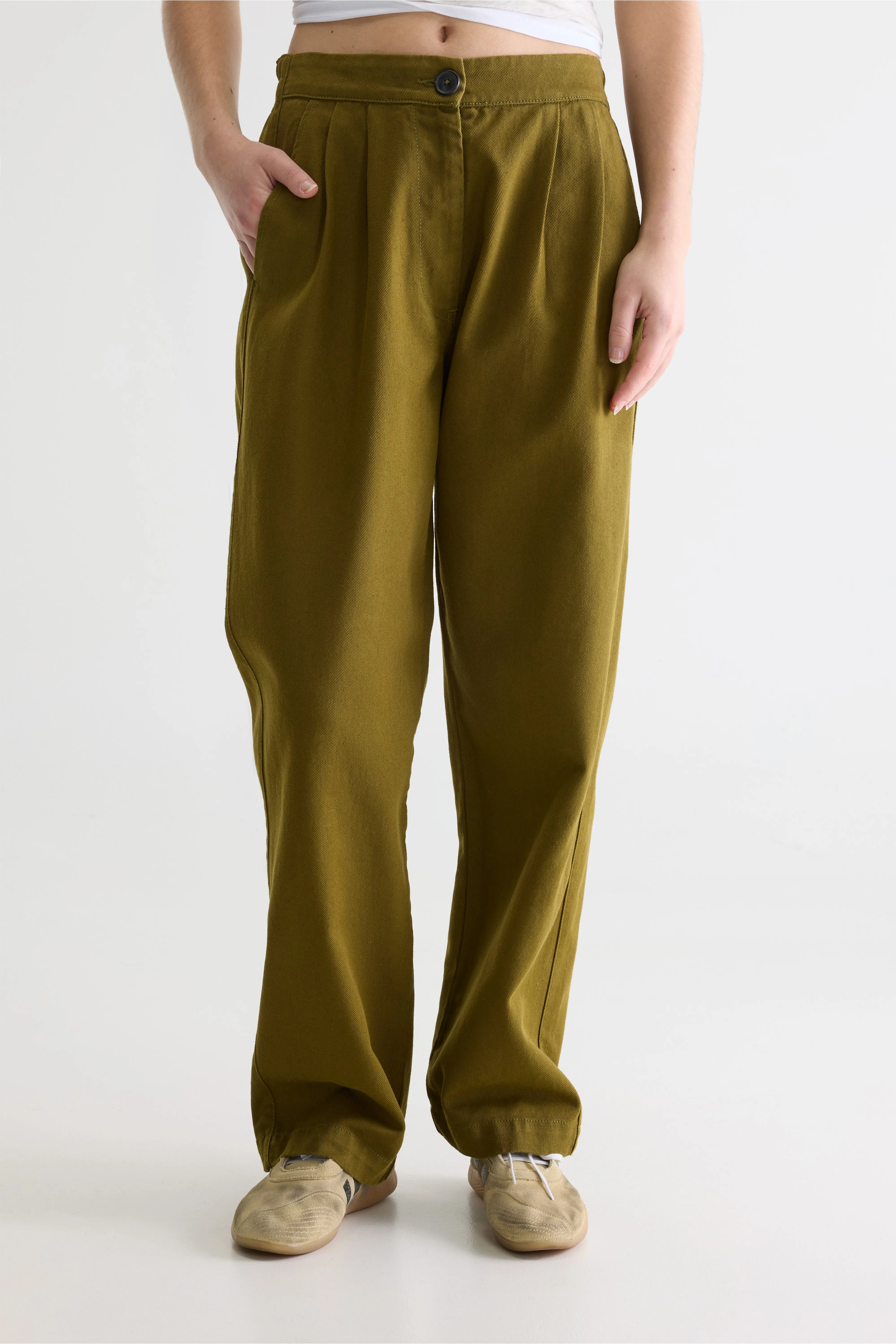 Pillow regular trousers (261 / W / VETIVER)