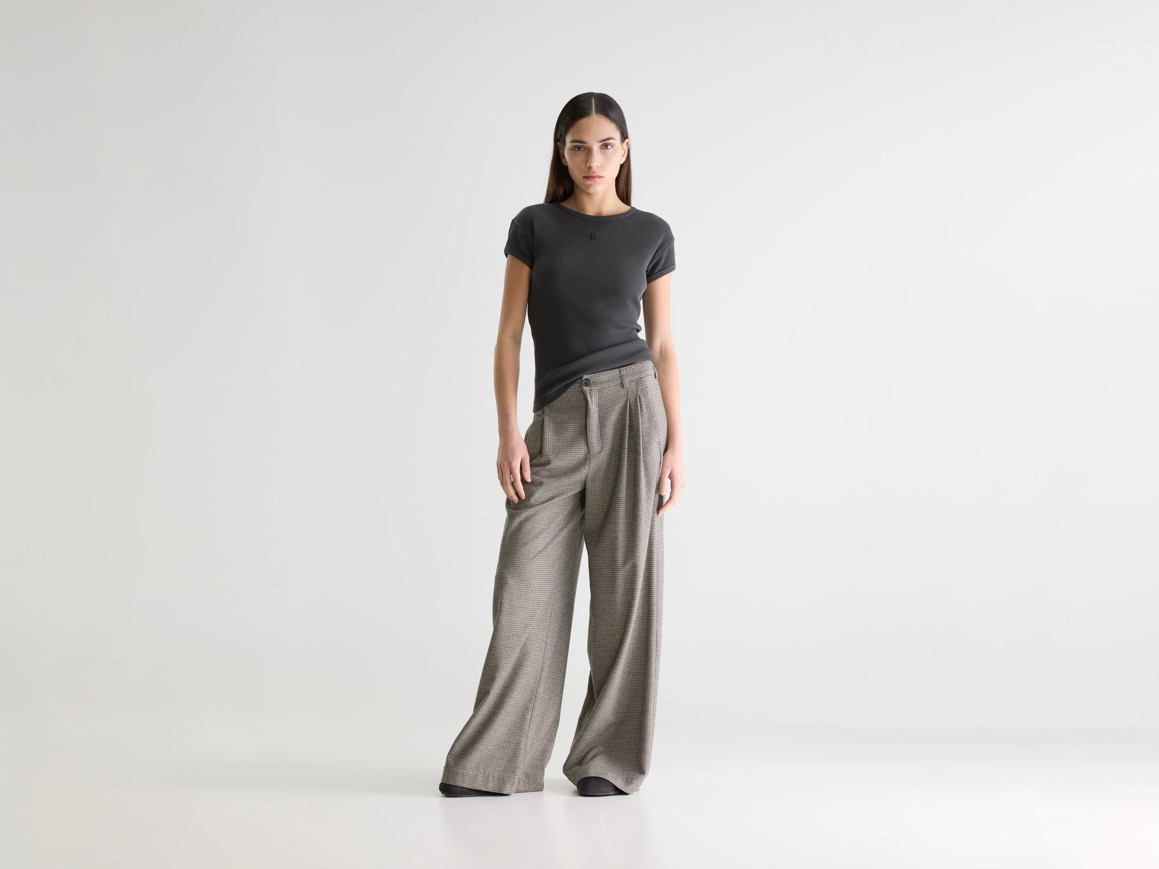 Pantalon de tailleur large Volkert (261 / W / CHECK A)
