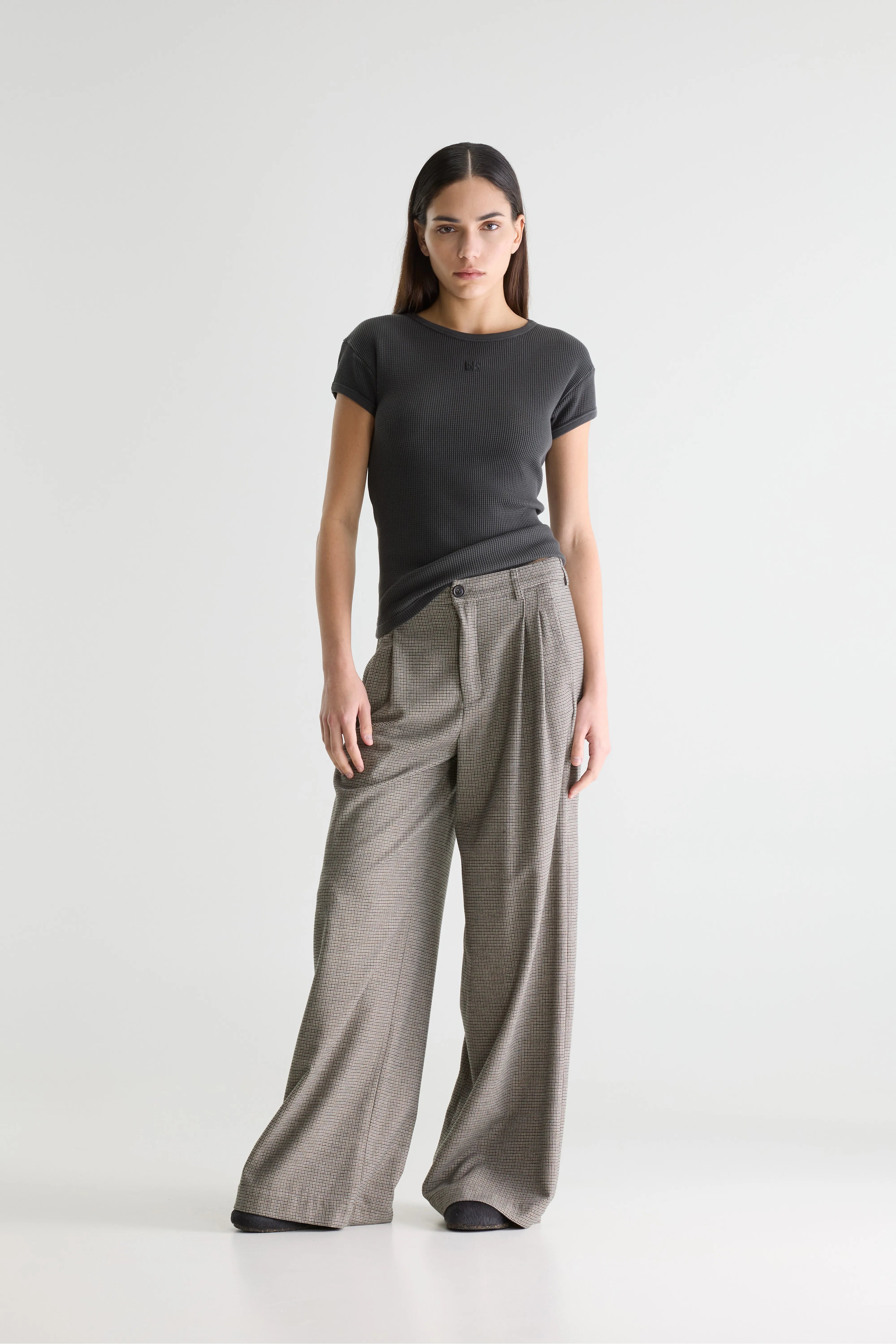 Pantalon de tailleur large Volkert (261 / W / CHECK A)