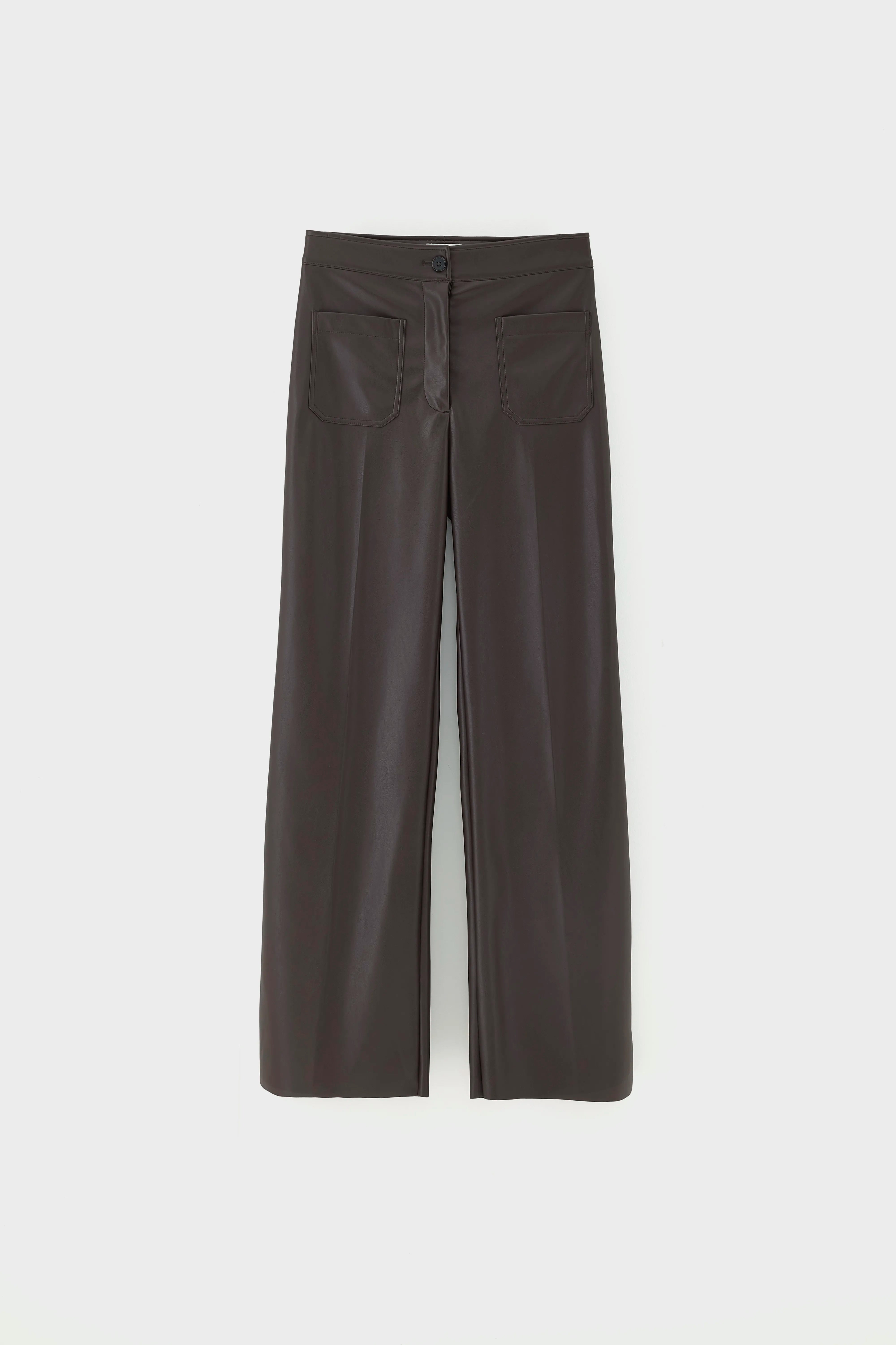 Pantalon en similicuir Vinj (261 / W / DARK ROAST)