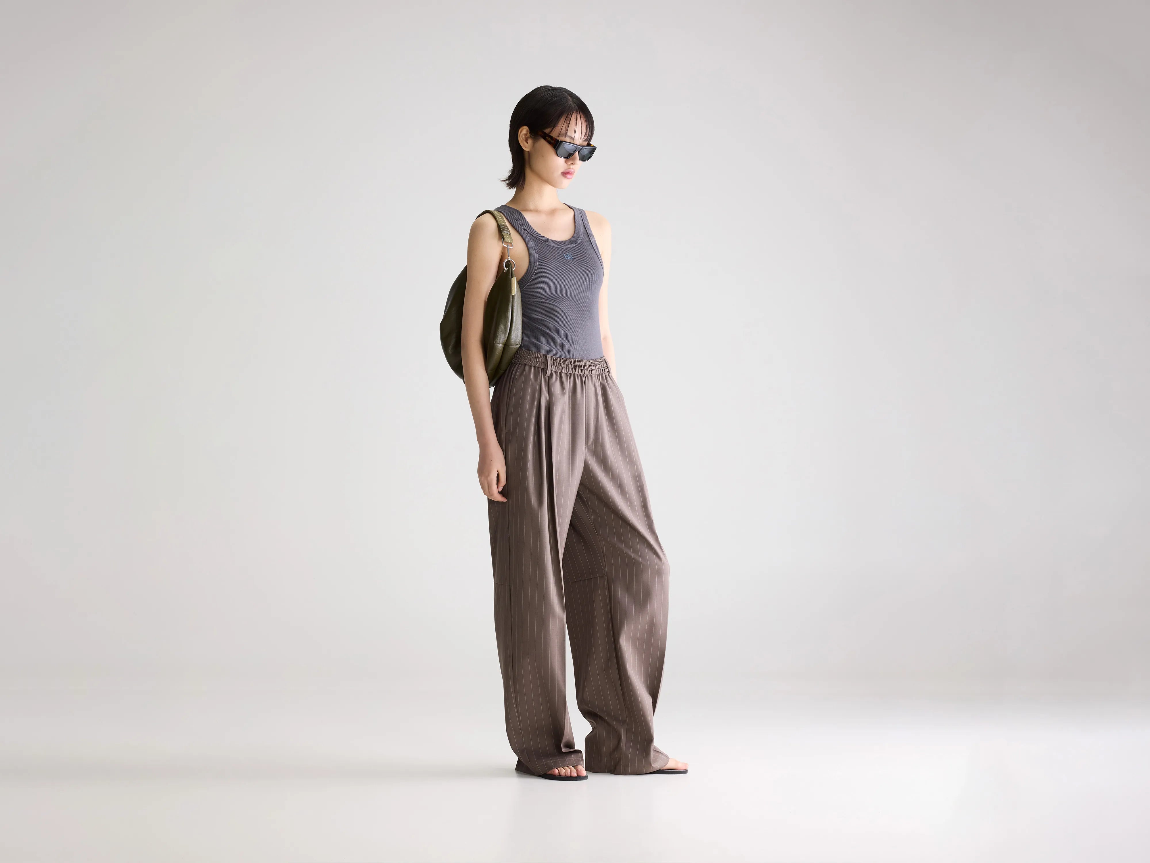 Pantalon fuselé Jilo (261 / W / STRIPE B)