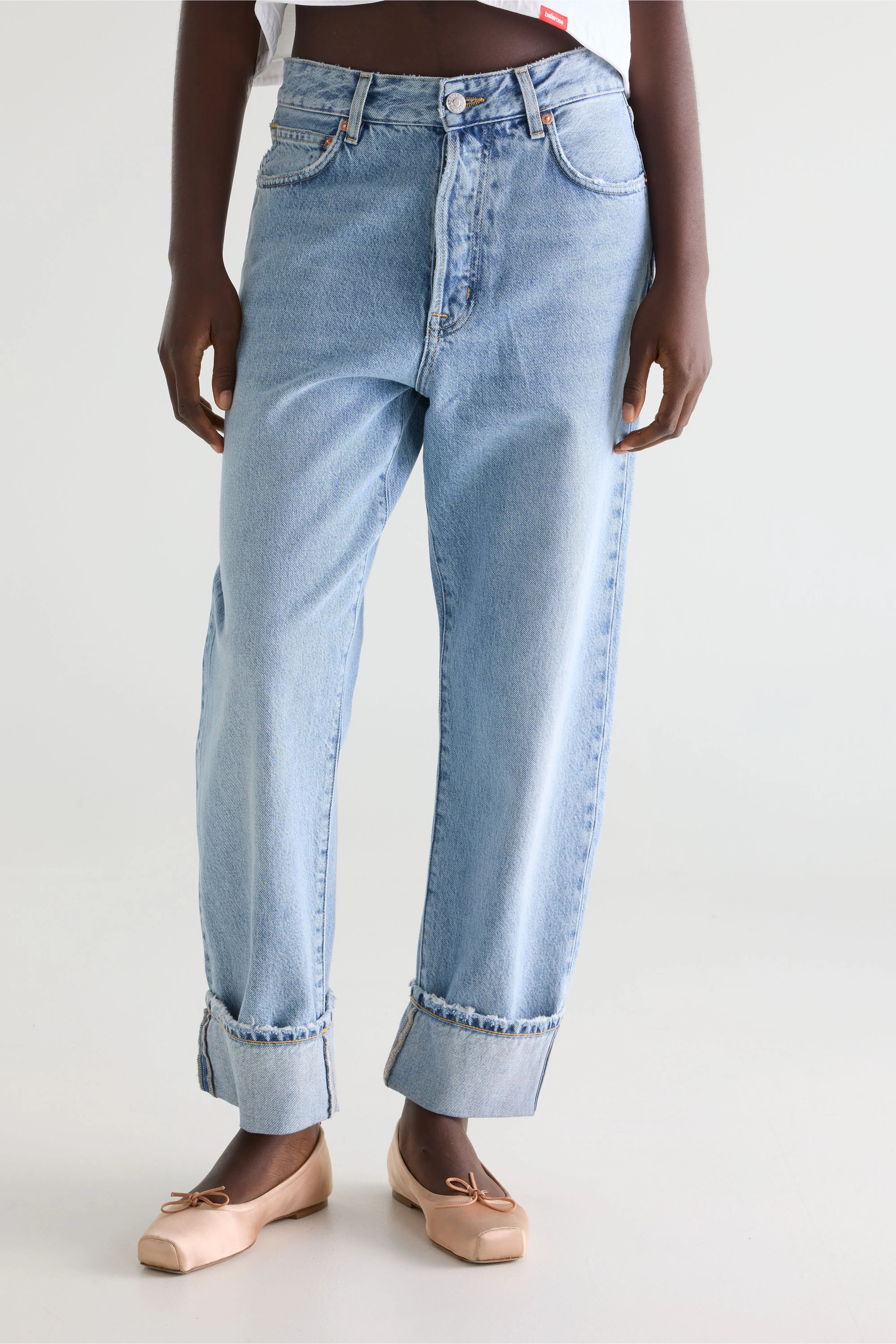 Denim N. 46 wijde jeans (261 / W / BLUE BLEACH)
