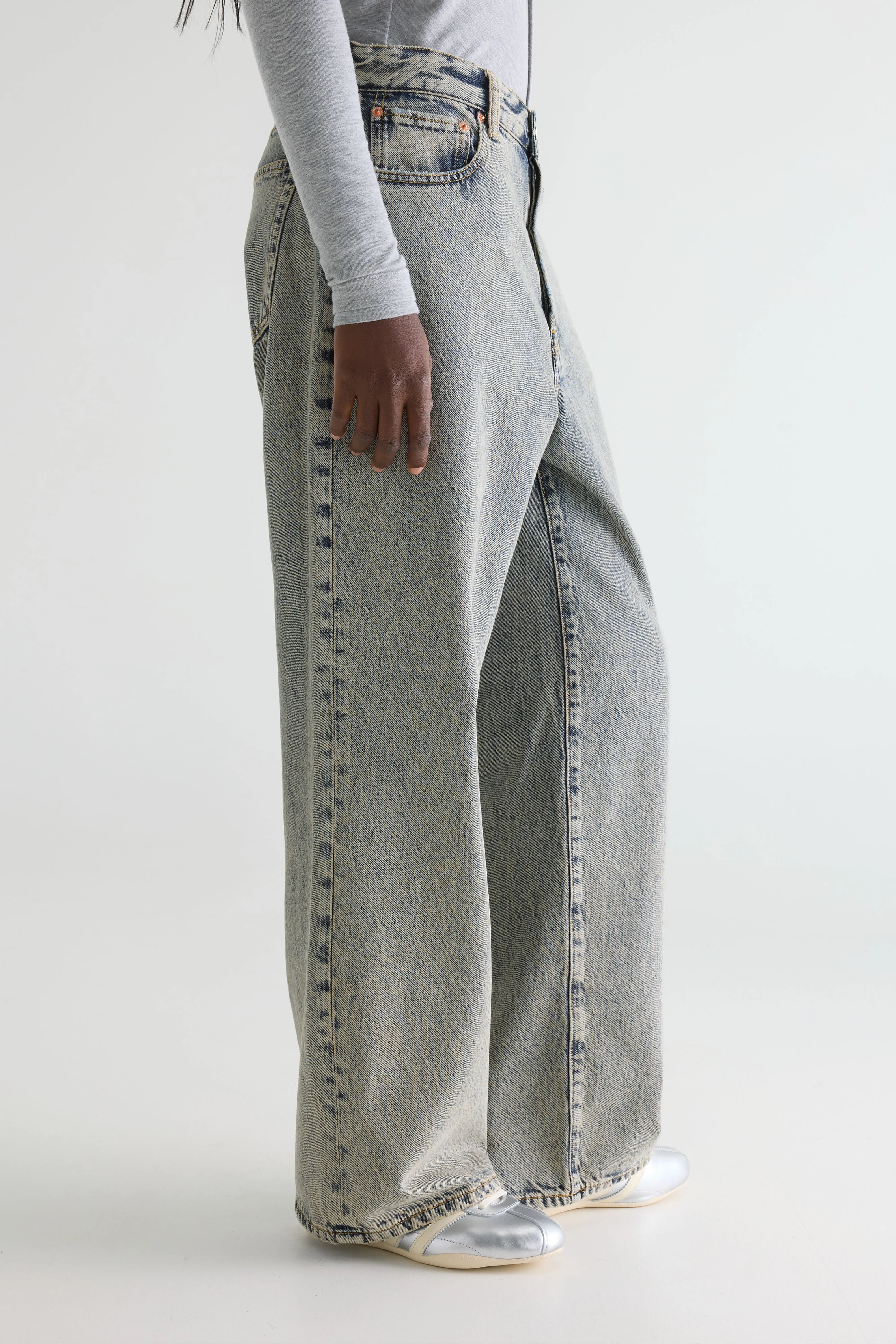 Denim N. 66 wijde jeans (261 / W / DIRTY BLUE)