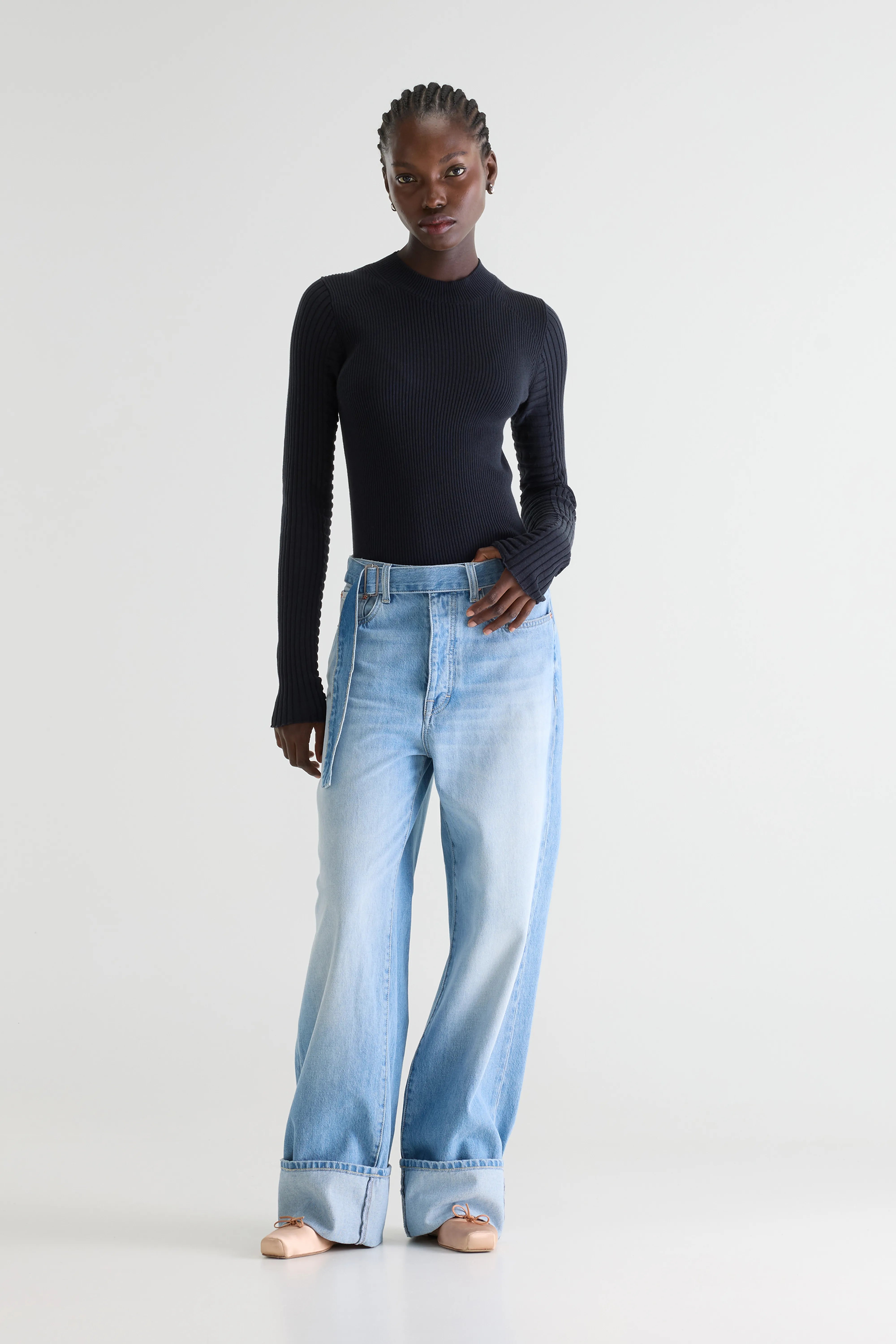 Denim N. 67 - losse jeans (261 / W / USED LT BLUE)