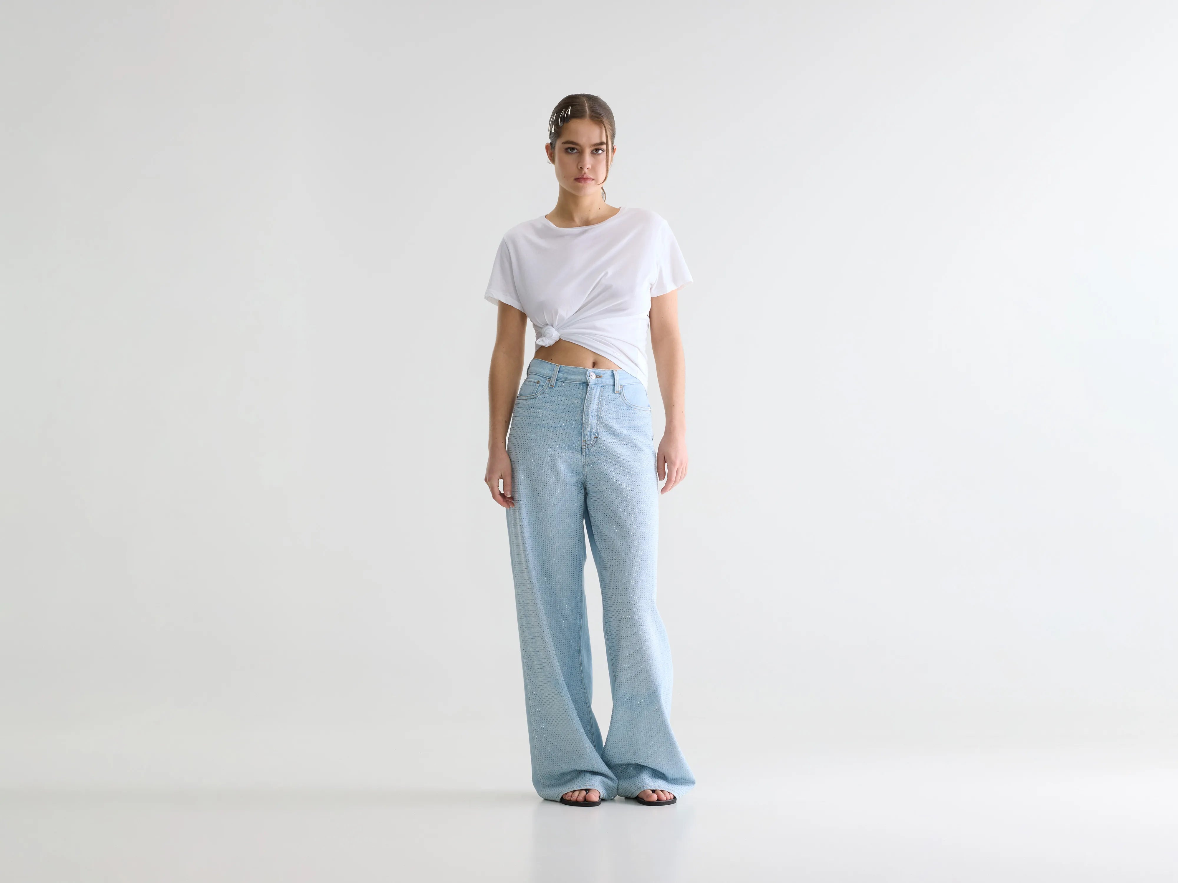 Denim N. 64 wide jeans (261 / W / BLEACH)