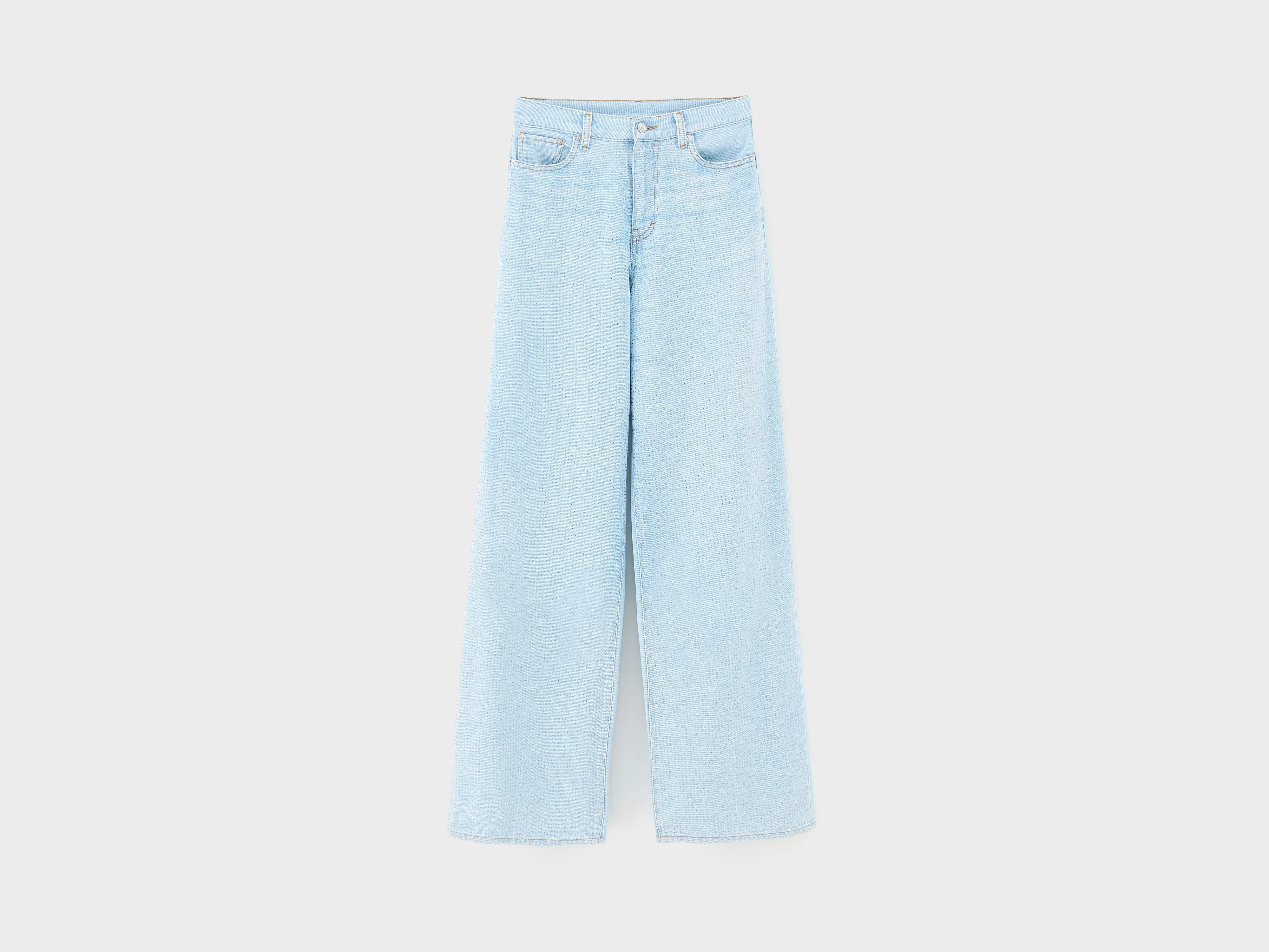 Denim N. 64 wijde jeans (261 / W / BLEACH)