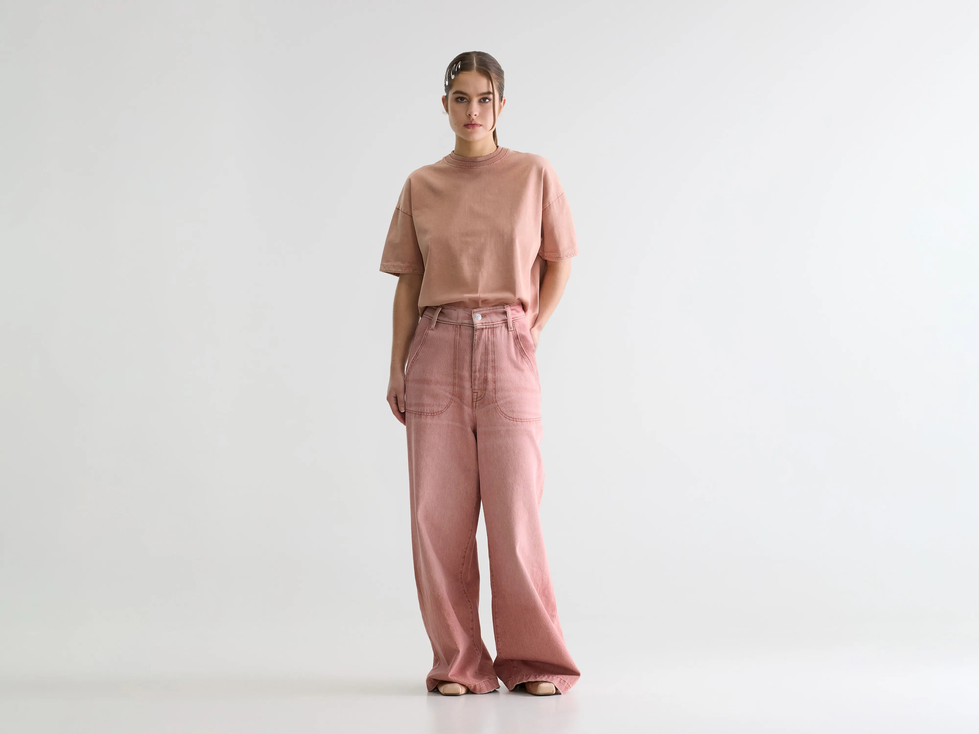 Denim N. 62 - wide jeans (261 / W / RED CLAY SNOW)