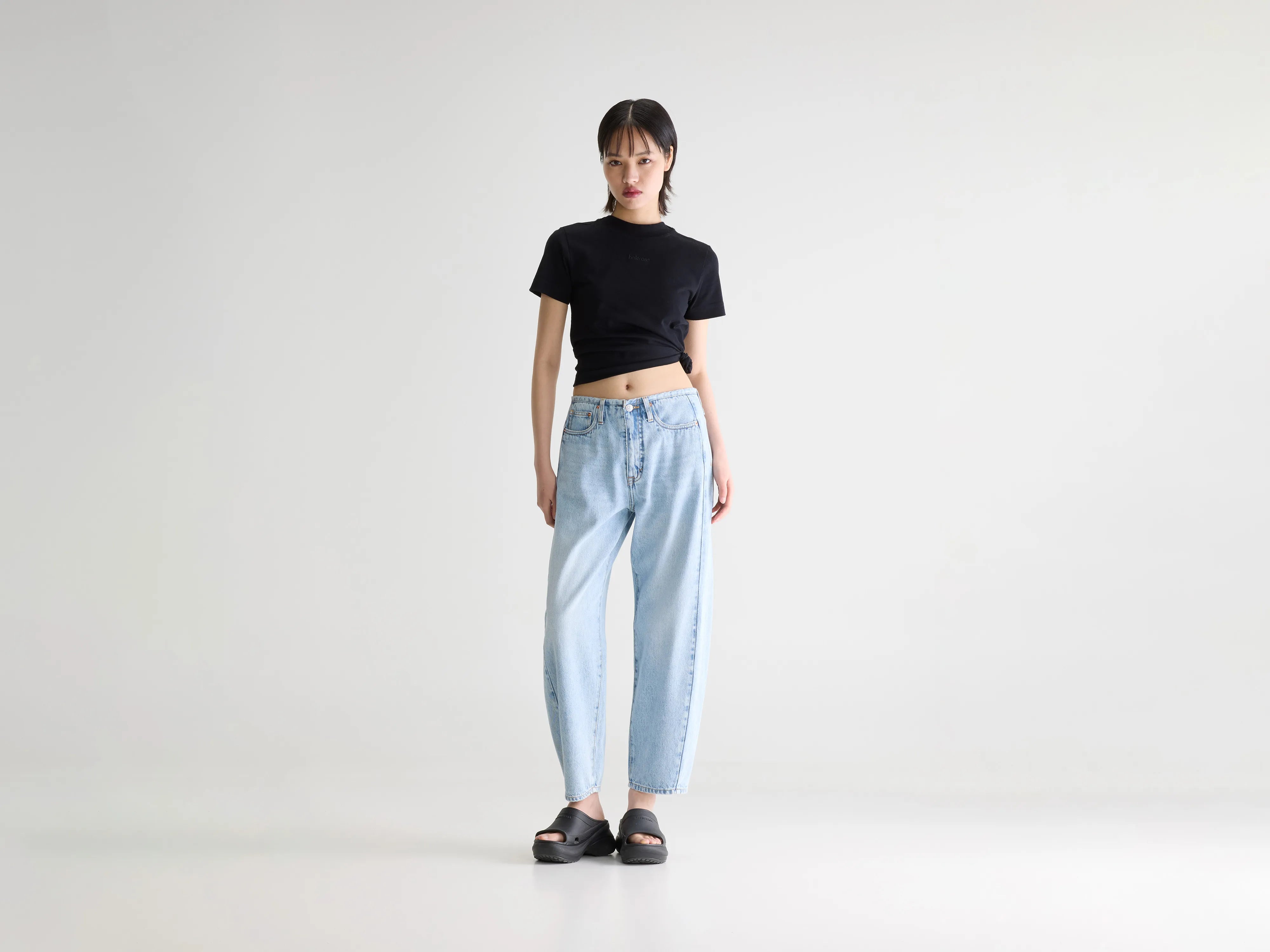 Denim N. 55 jean ample (261 / W / LT BLUE BLEACH)