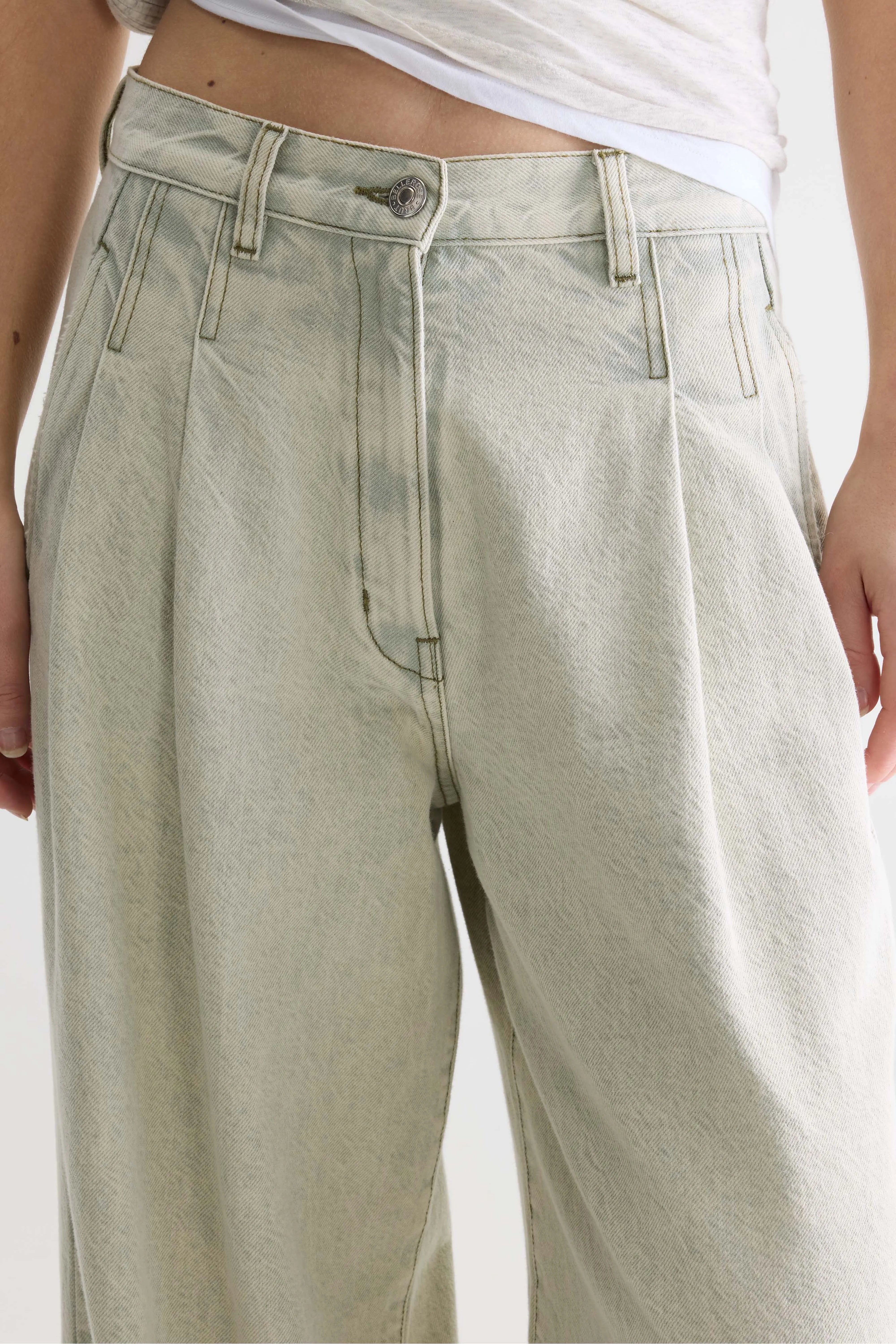 Denim N. 74 super-wide jeans (261 / W / JADEITE)