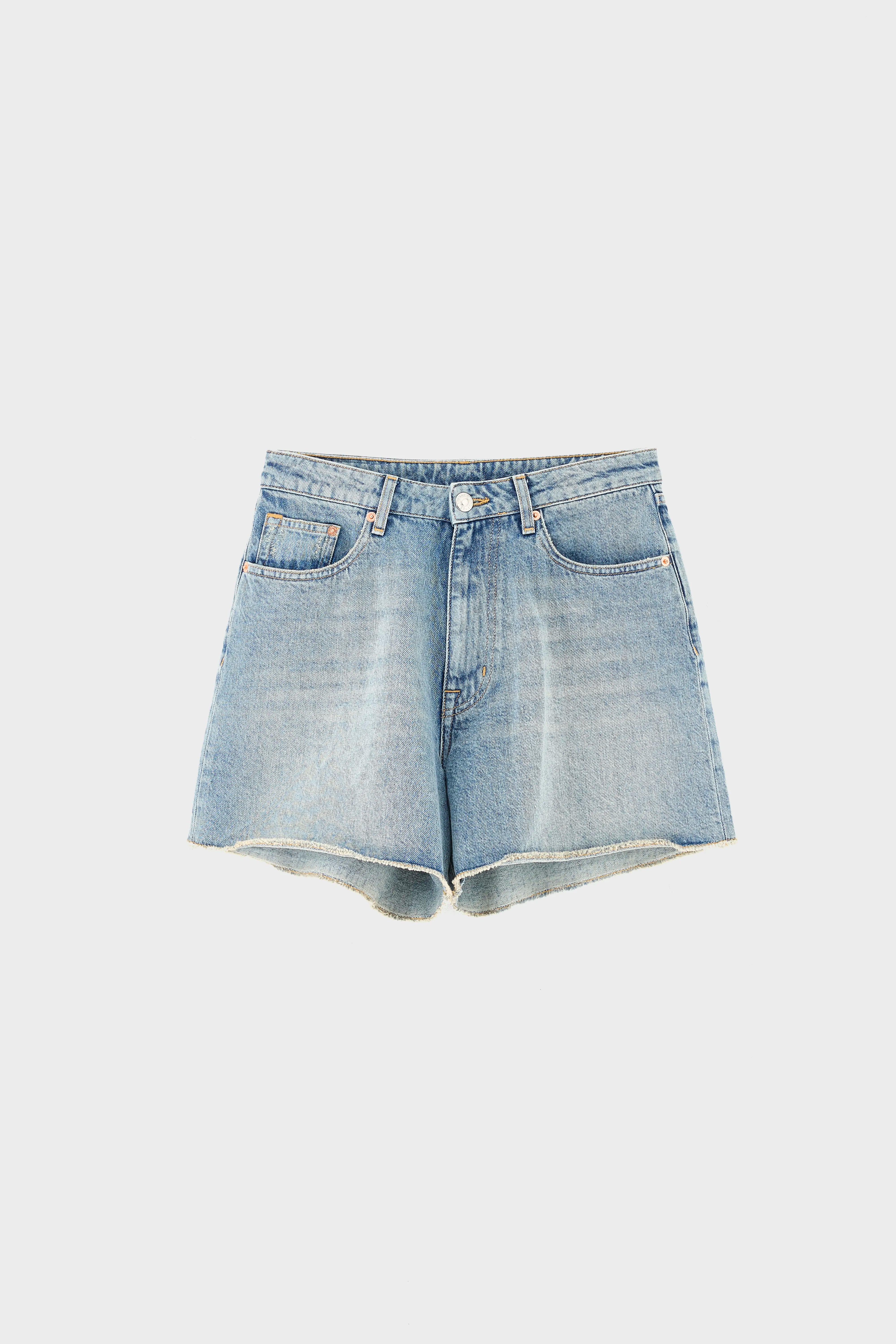 Short large en denim Pactol (261 / W / VINTAGE LT BLUE)