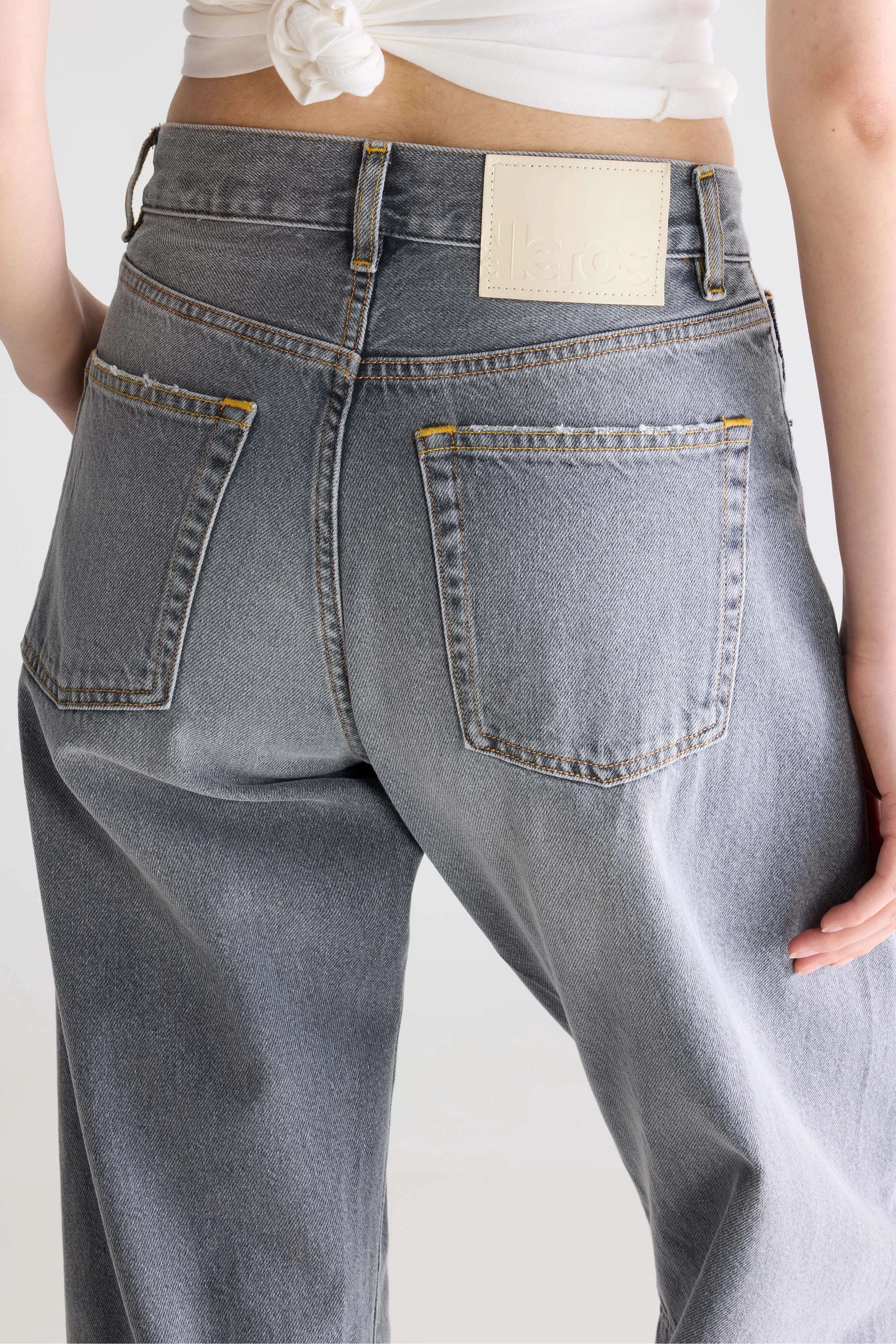 Denim N. 82 balloon jeans (261 / W / GREY BLEACH)