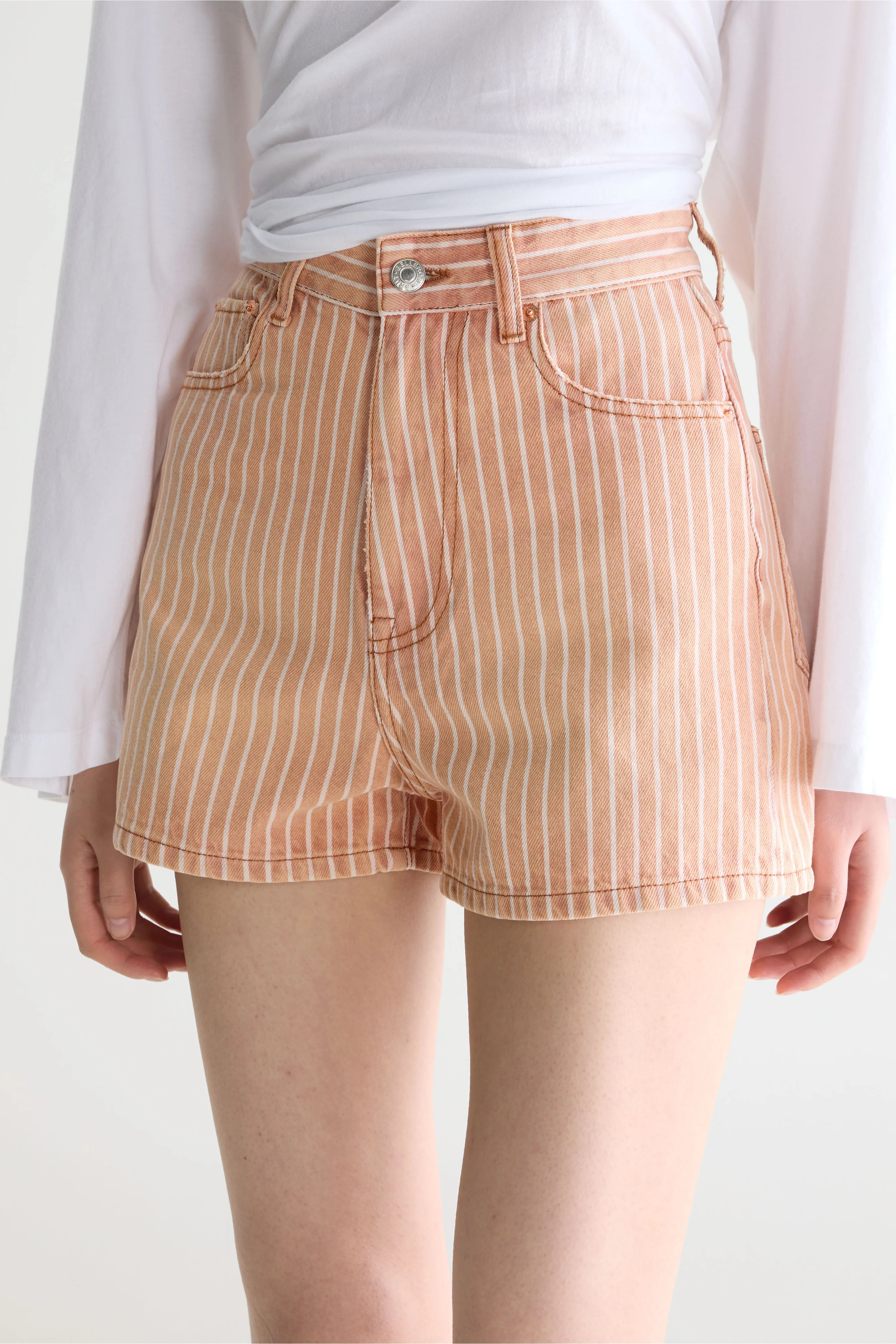 Short large en denim Party (261 / W / STRIPE E)