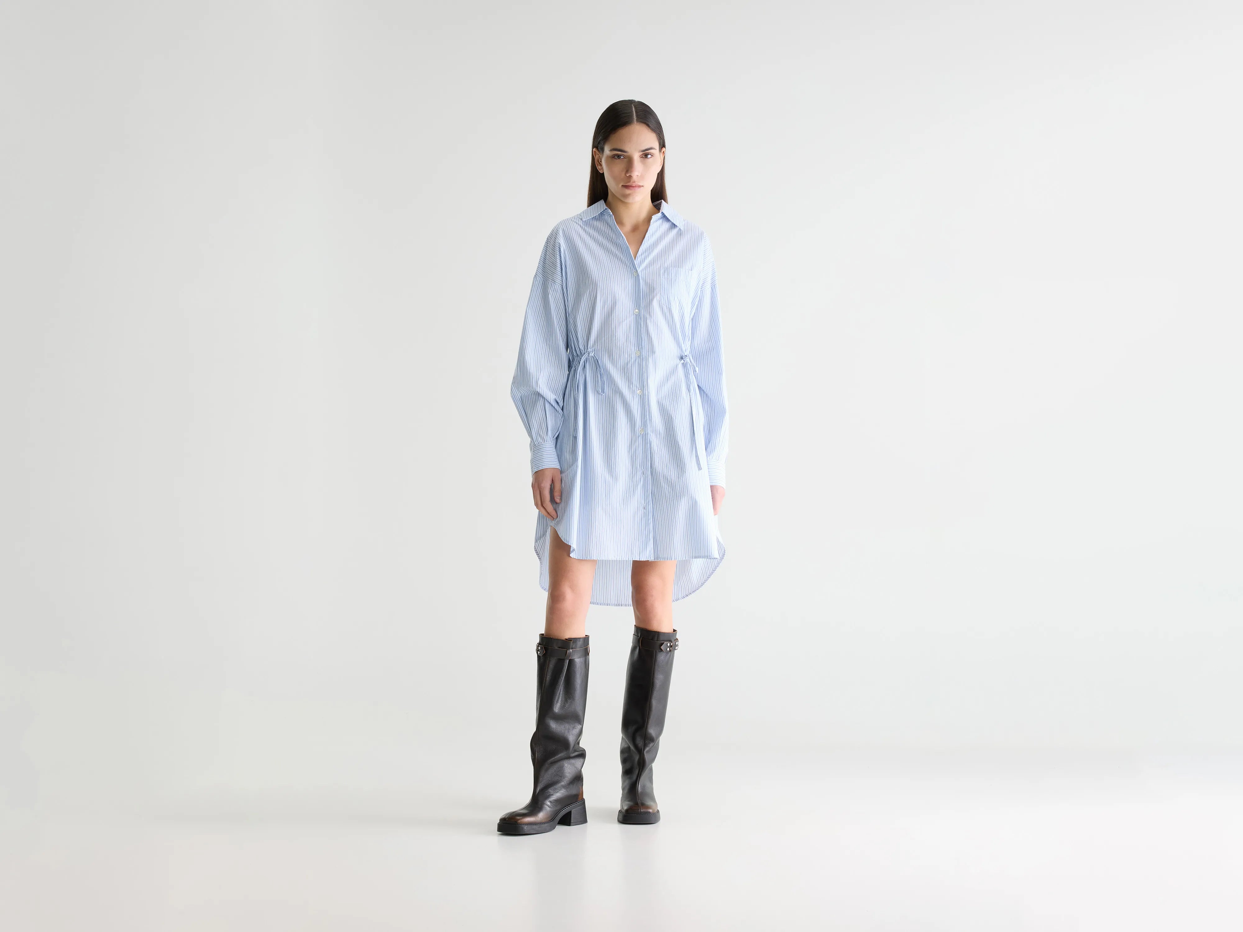 Coney shirt dress (261 / W / STRIPE A)