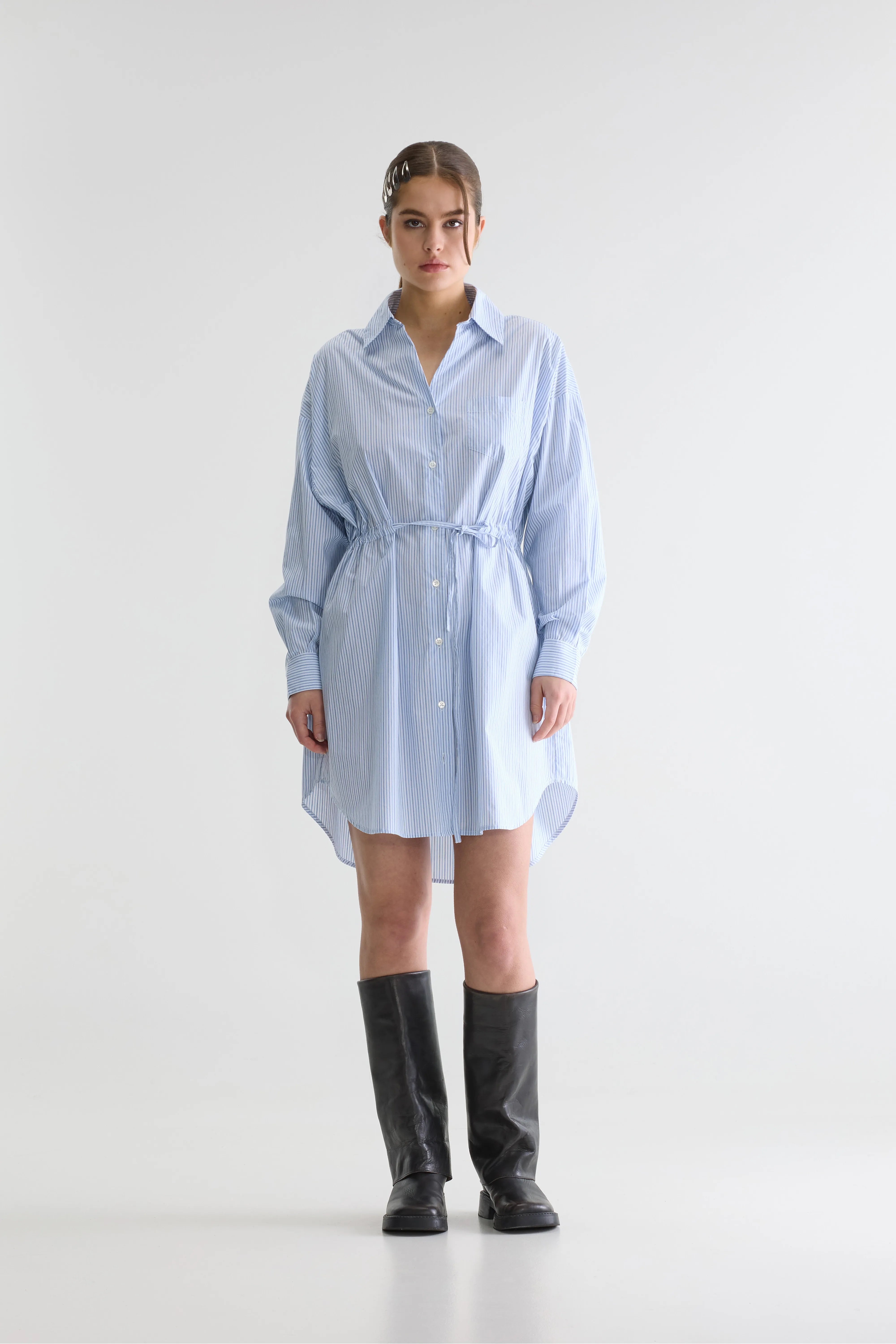 Robe-chemise à rayures Coney (261 / W / STRIPE A)