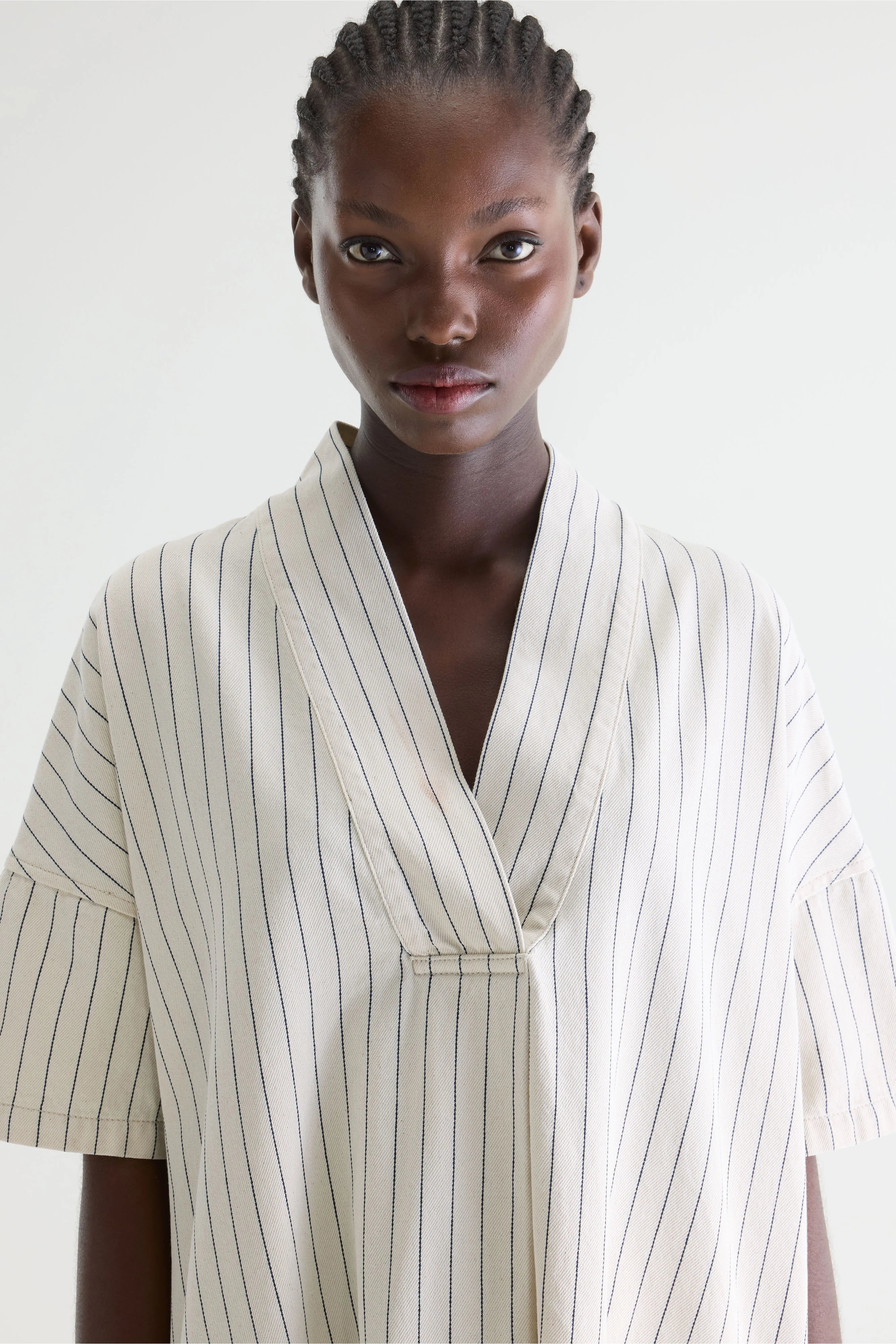 Robe en denim Pax (261 / W / STRIPE A)