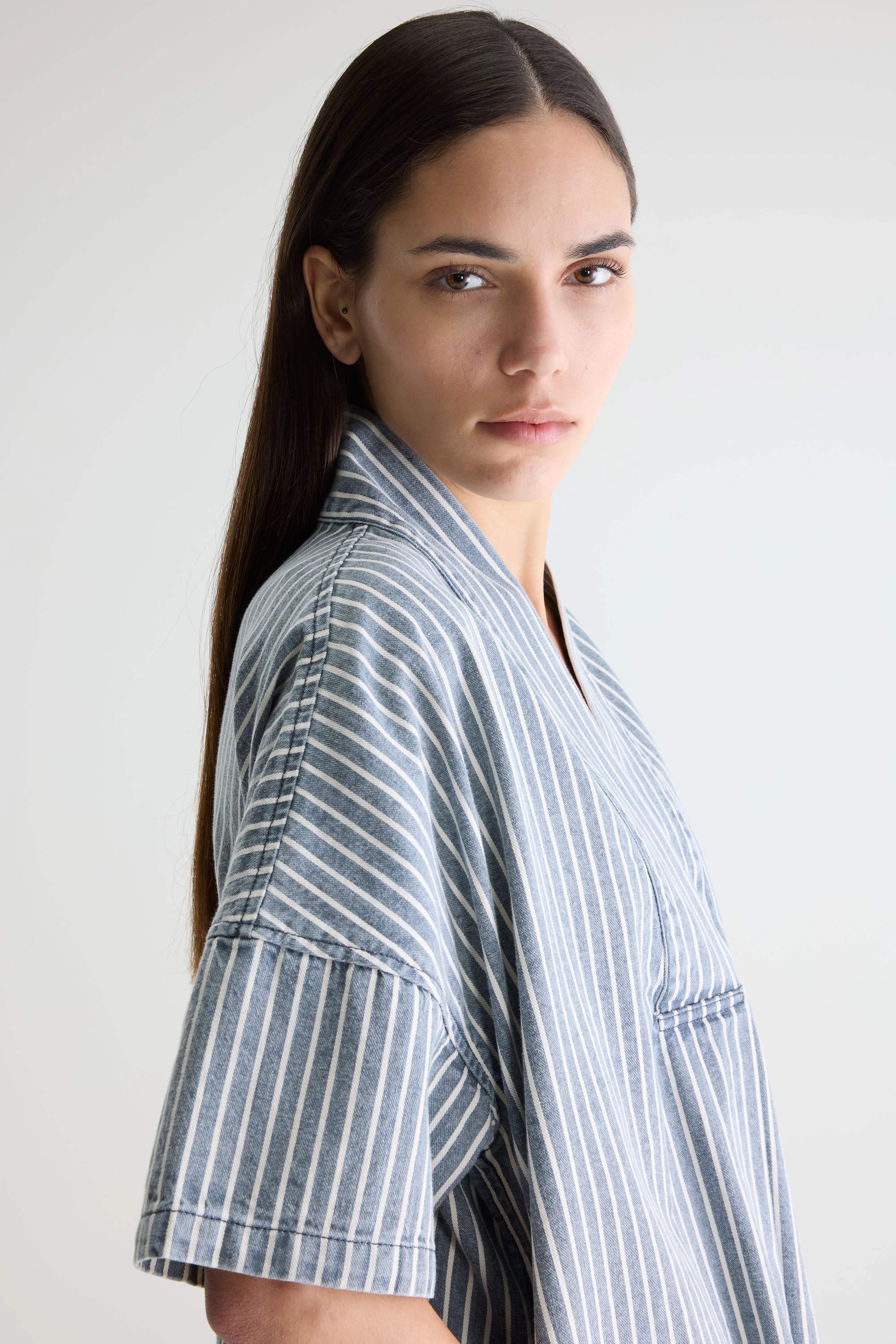 Pax denim jurk (261 / W / STRIPE A)