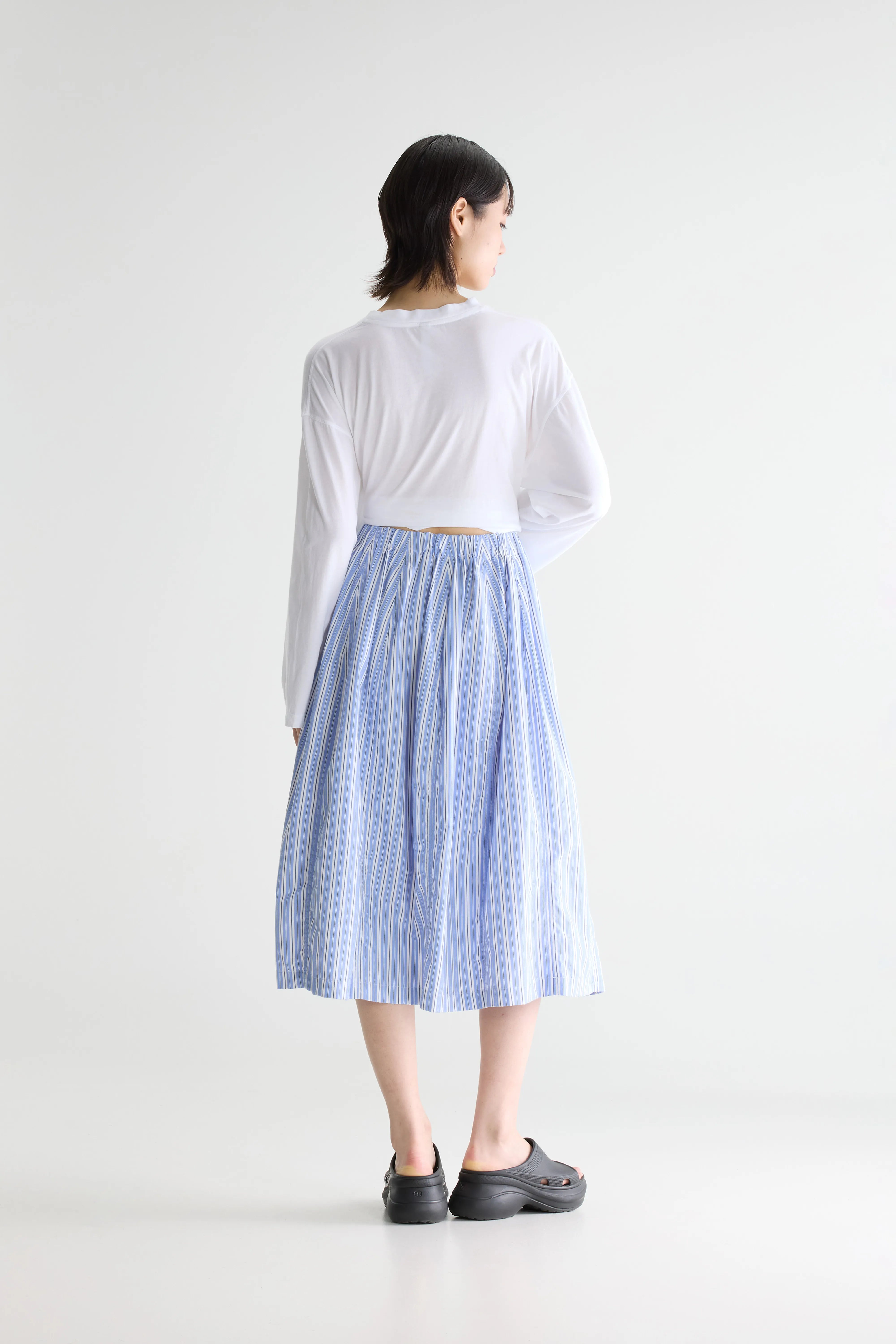 Jupe midi à rayures Cinley (261 / W / STRIPE A)
