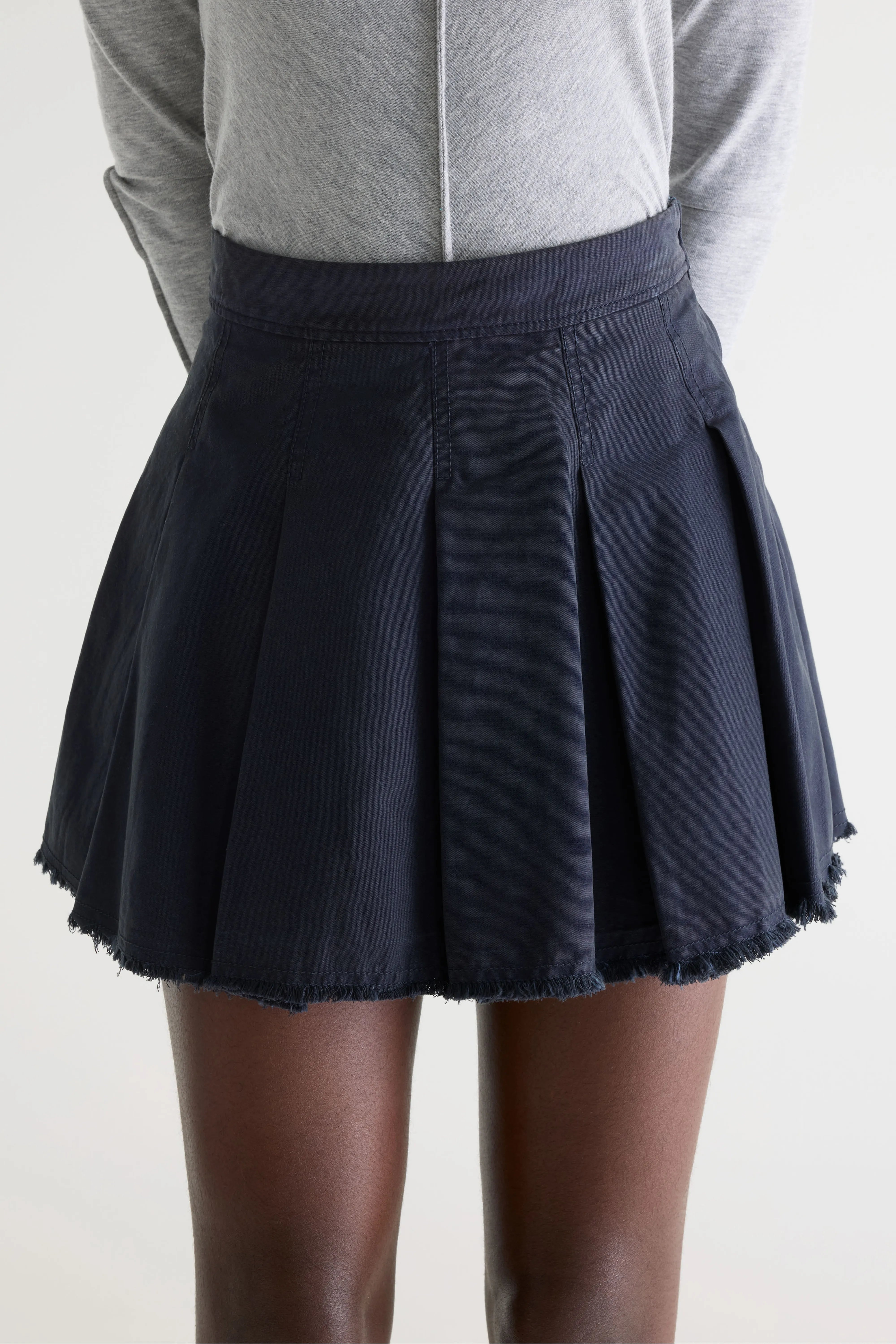 Mini-jupe plissée Windy (261 / W / NAVY)