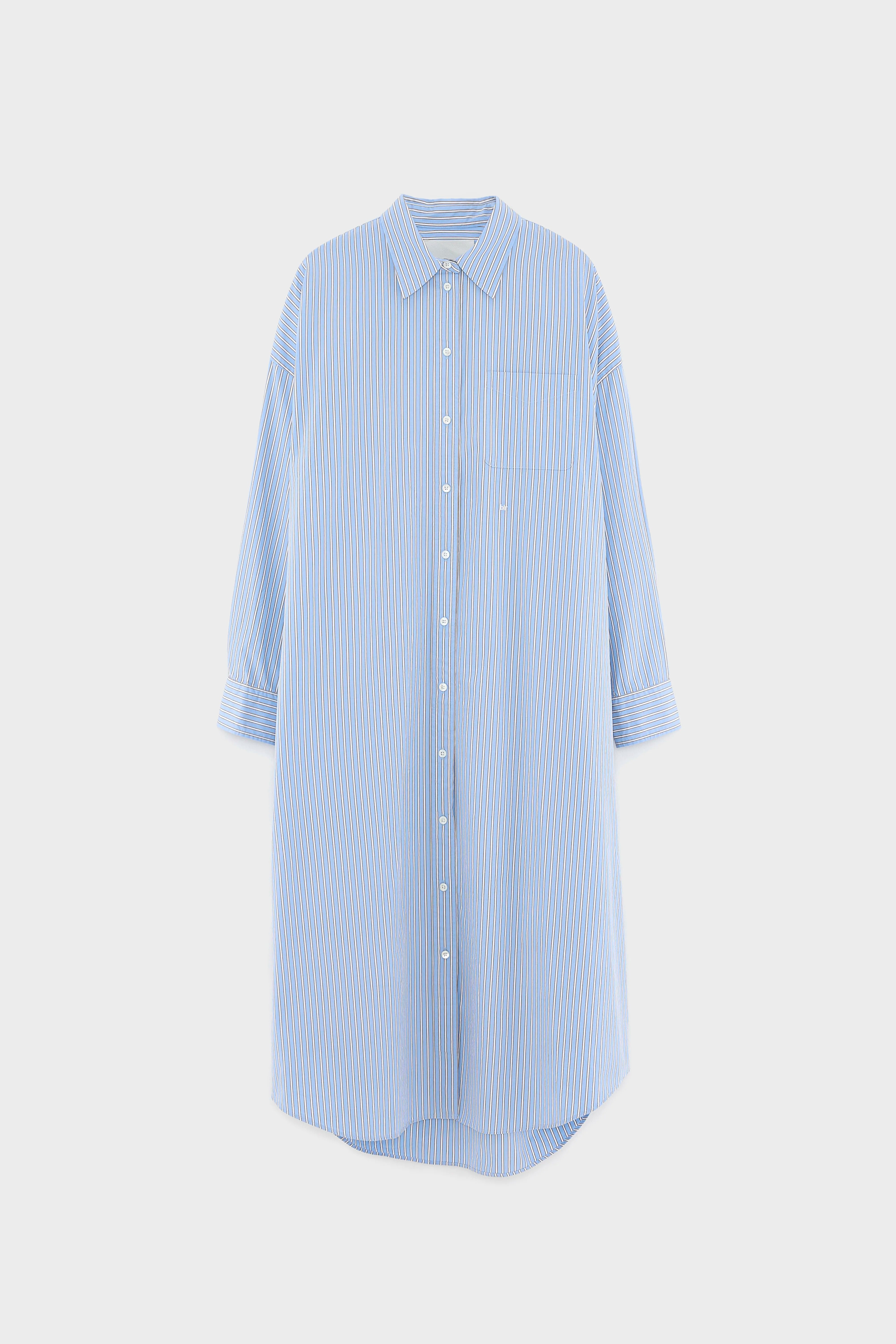 Robe-chemise longue Ginnie (261 / W / STRIPE B)