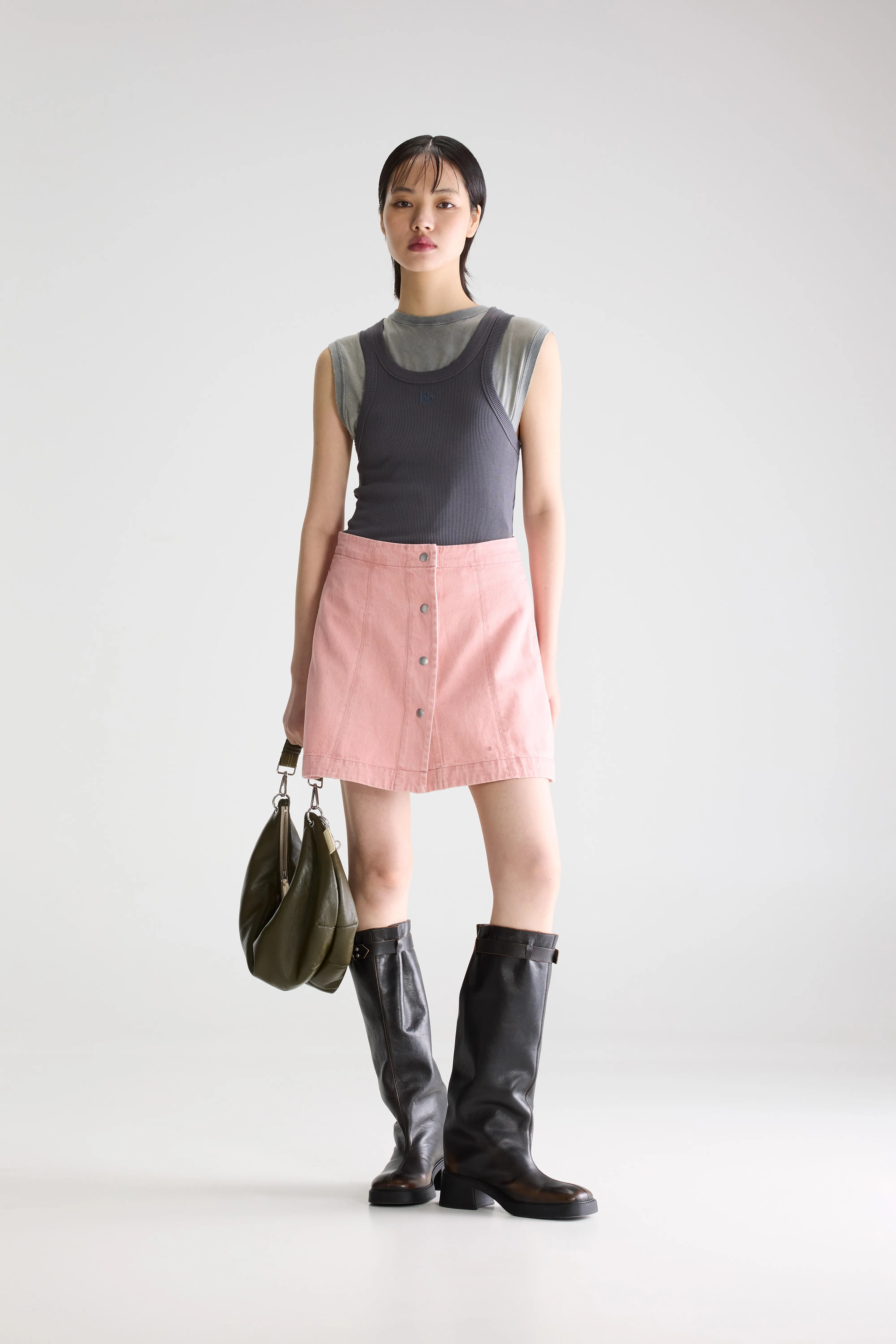 Heliaj denim mini skirt (261 / W / VINTAGE)