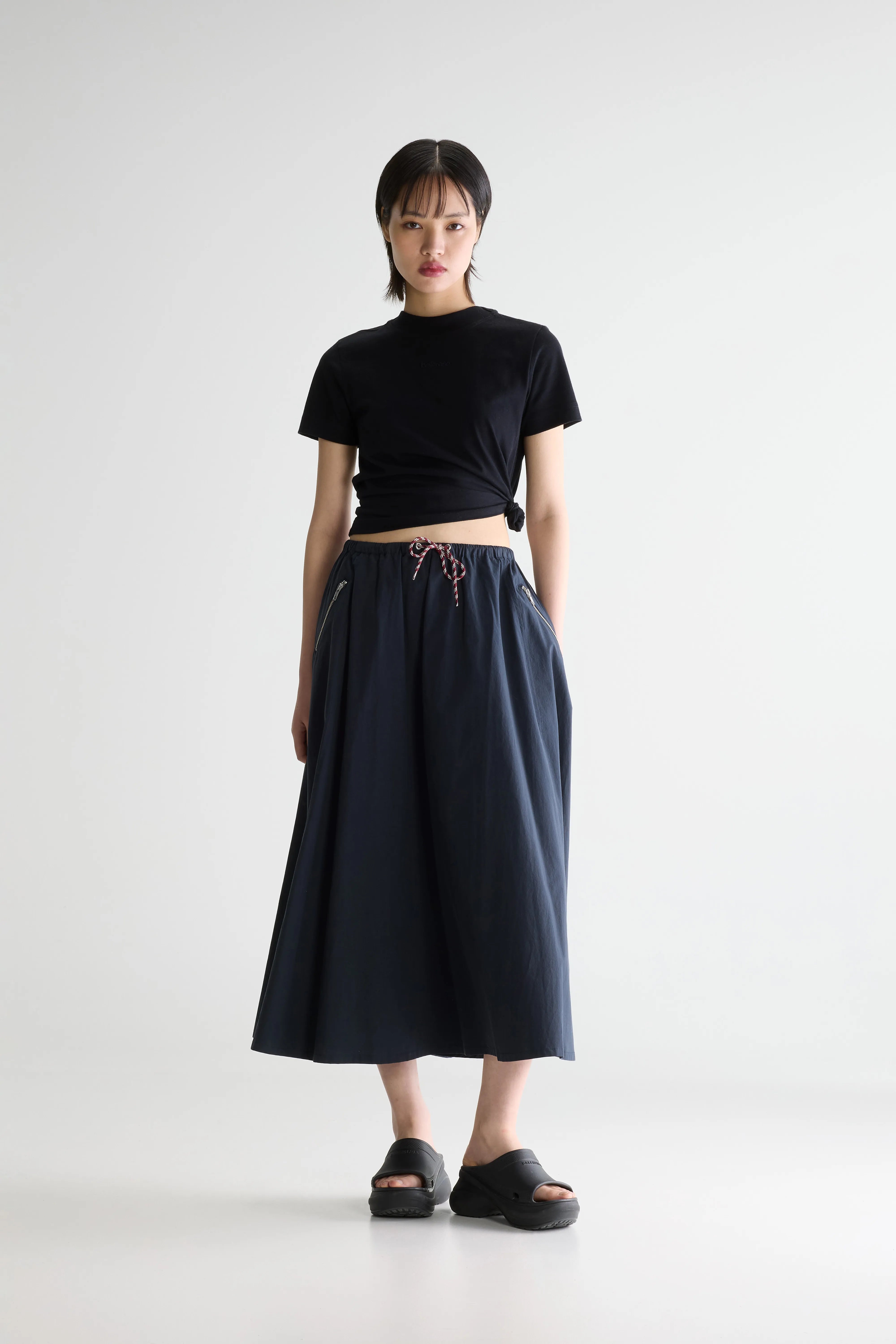 Harlin relaxed midi skirt (261 / W / CAPTAIN)