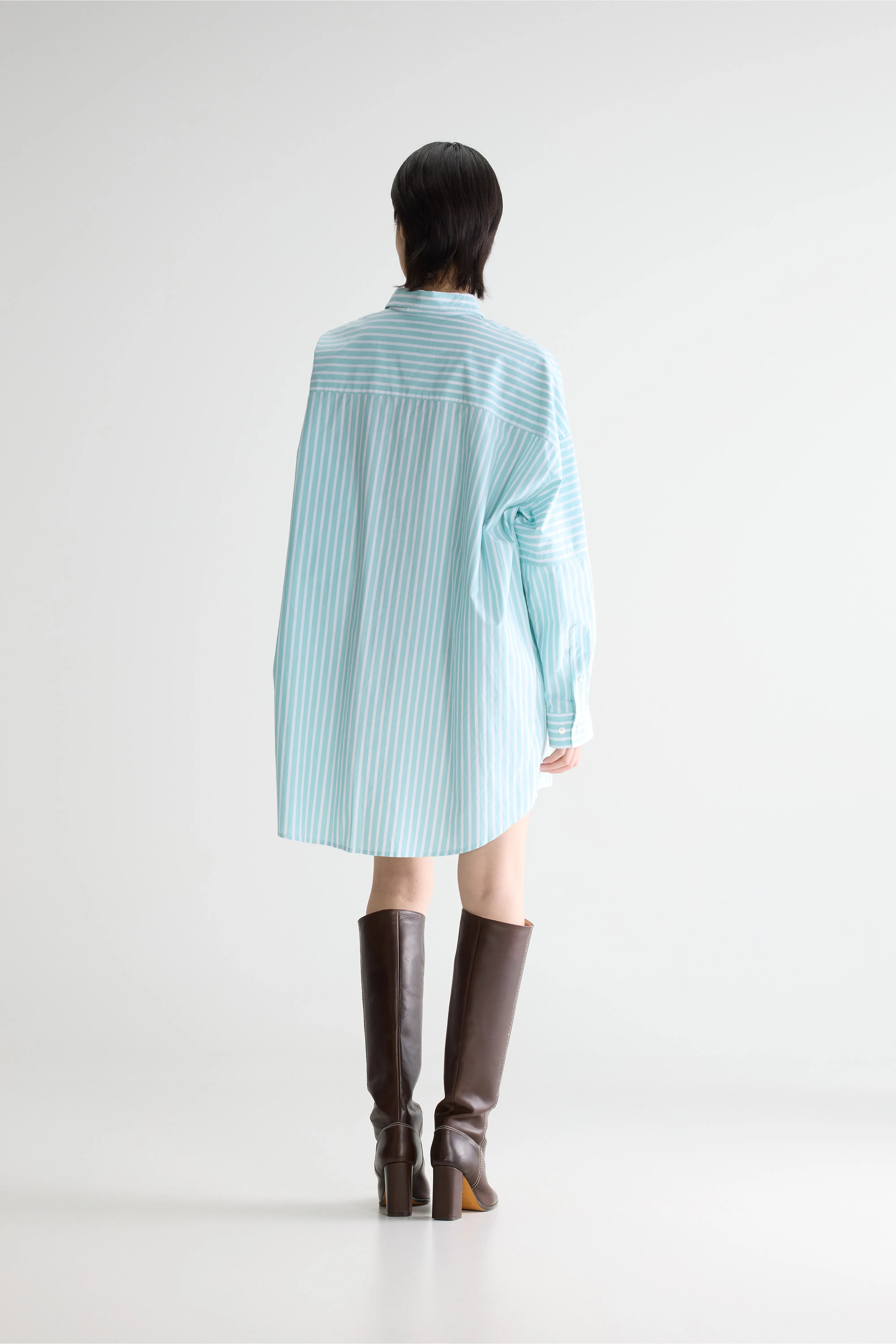 Jinner gestreepte hemdjurk (261 / W / STRIPE A)