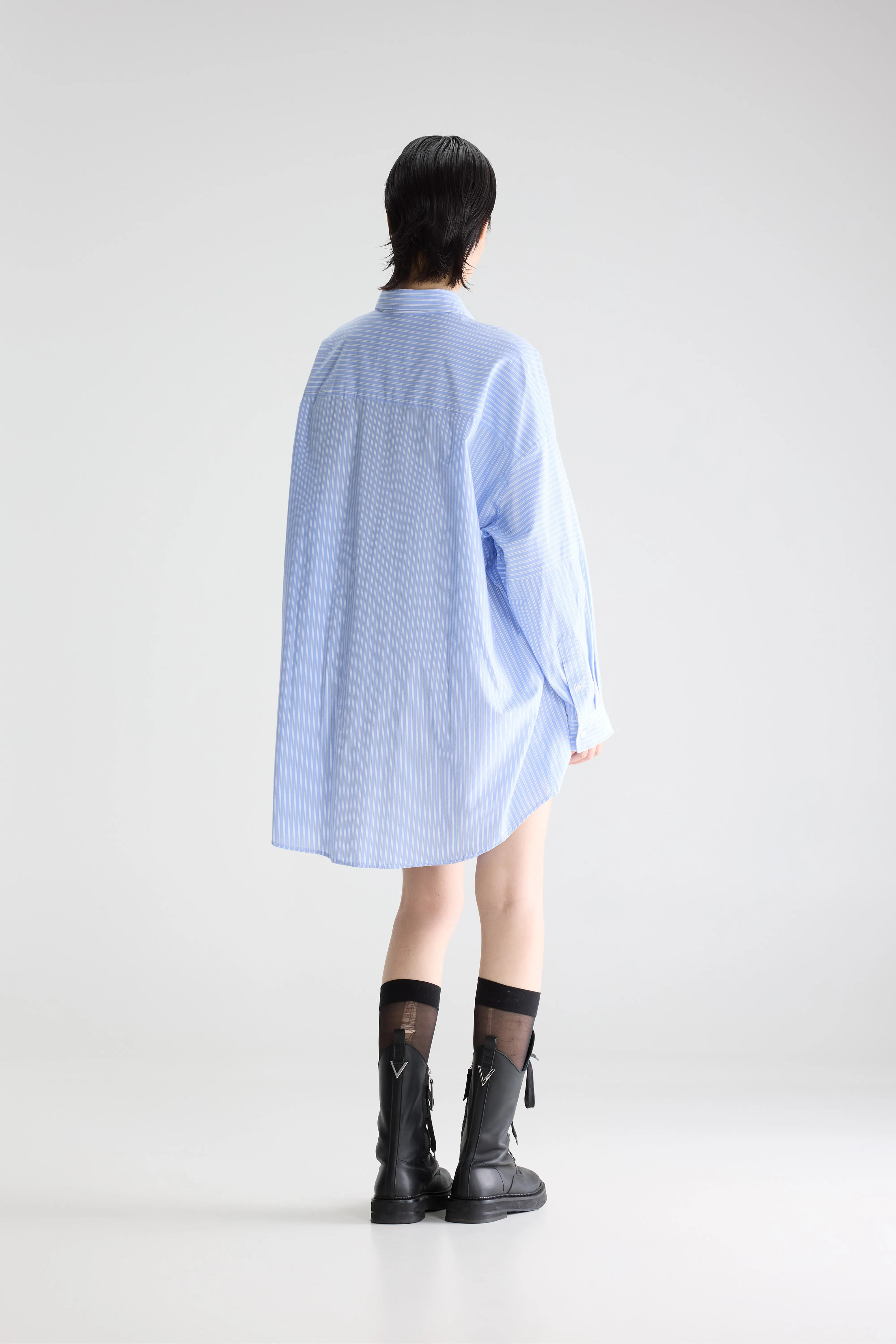Jinner striped shirt dress (261 / W / STRIPE A)