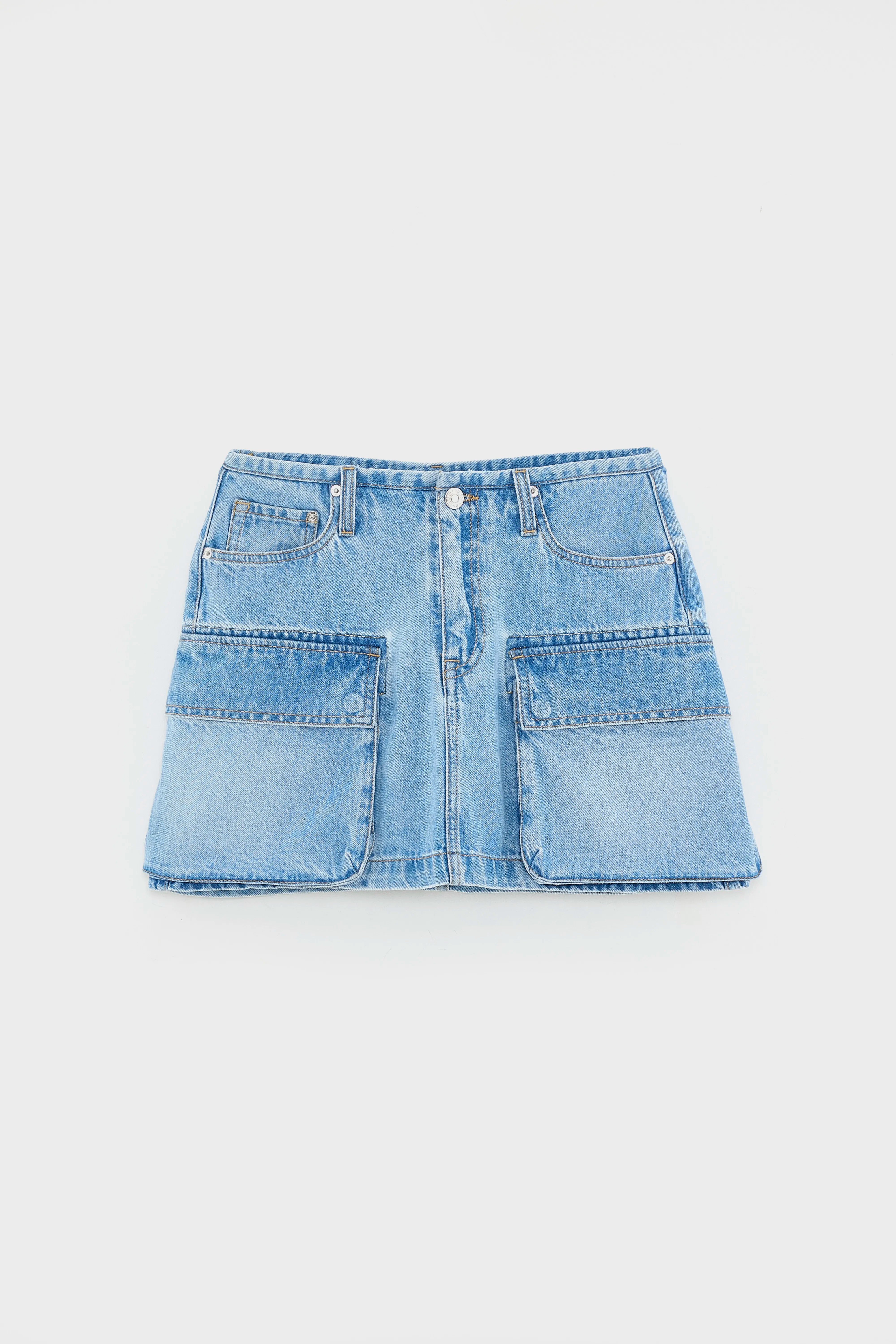 Pallas denim minirok (261 / W / DUSTY BLEACH)