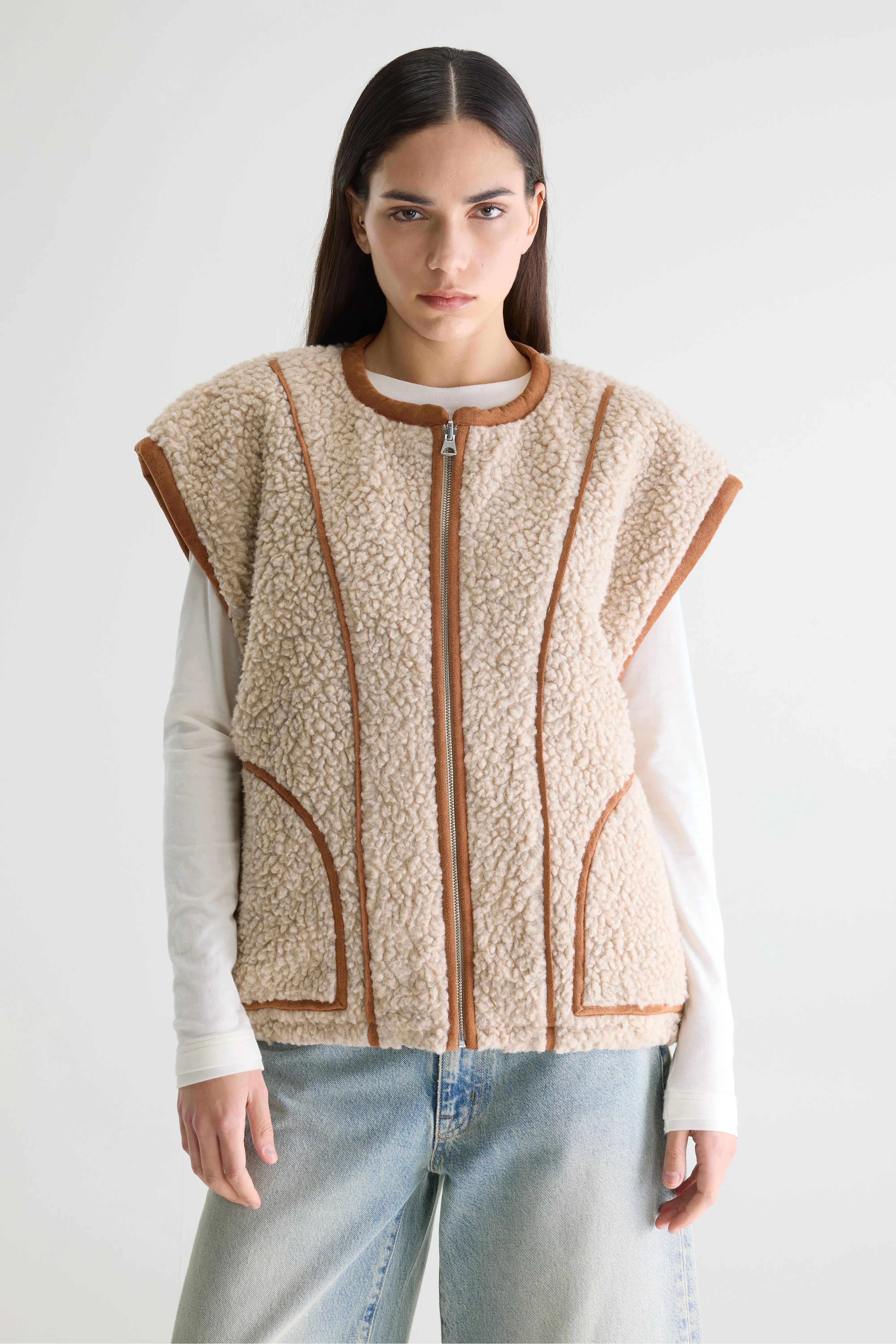 Jandi shearling bodywarmer (261 / W / COMBO A)