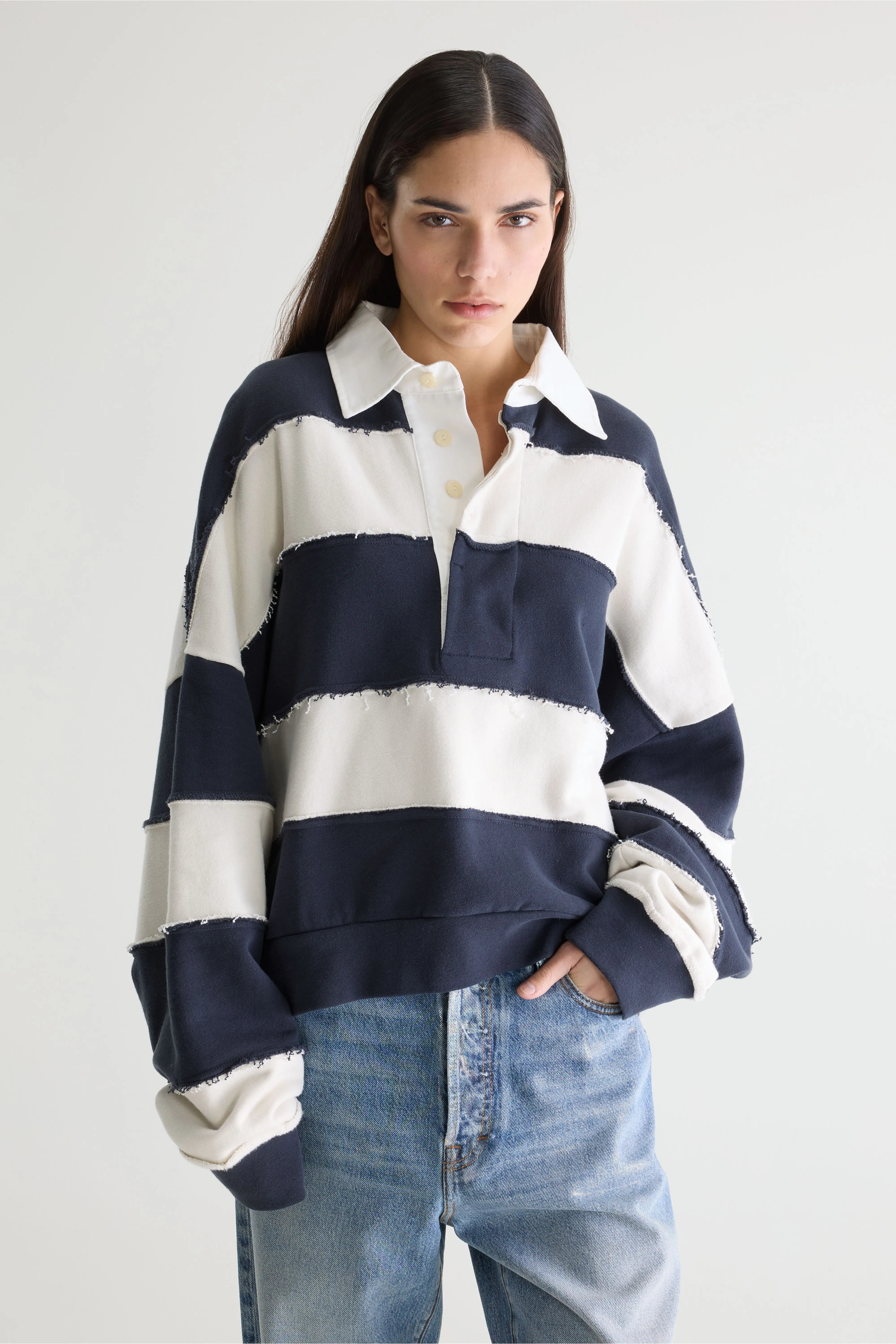 Furen striped rugby sweatshirt (261 / W / COMBO A)