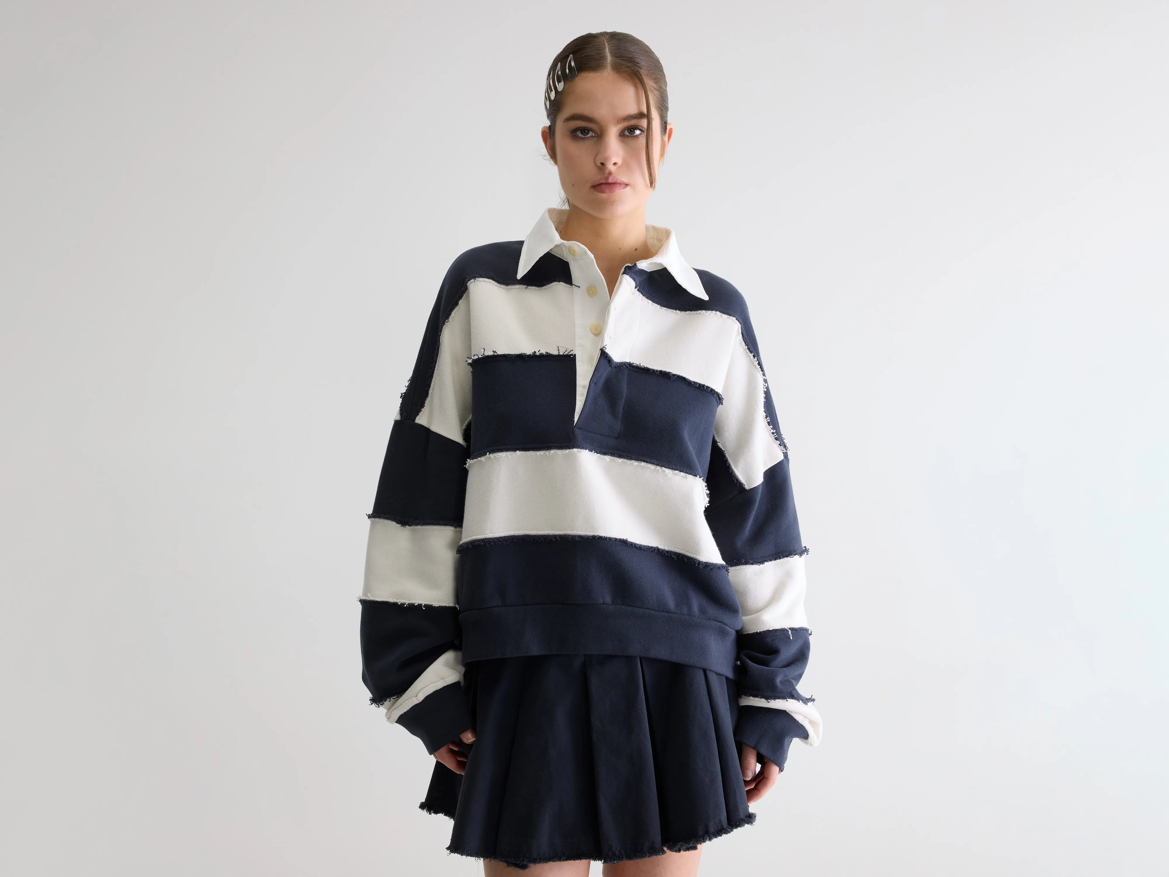 Furen striped rugby sweatshirt (261 / W / COMBO A)