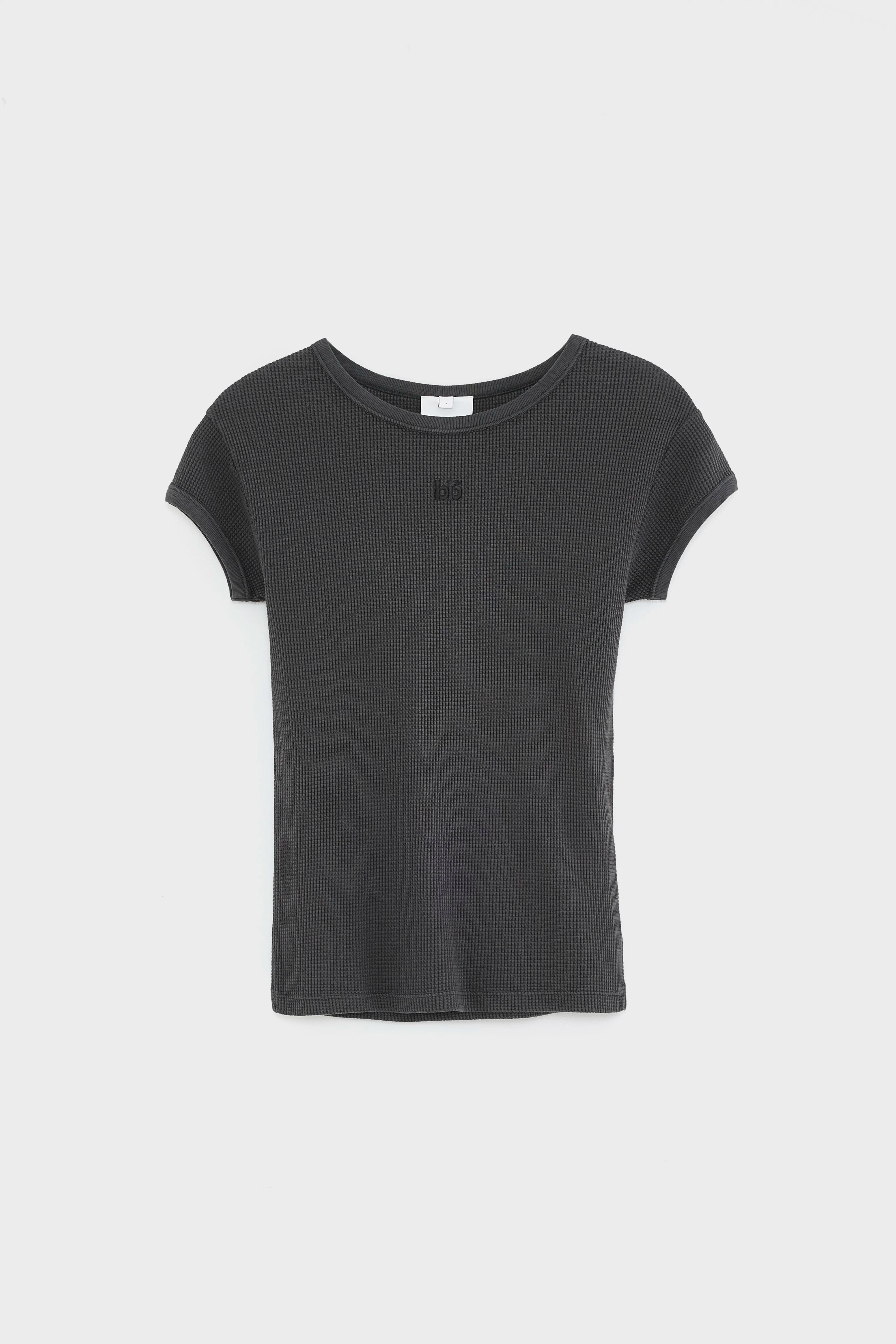 T-shirt côtelé Mali (261 / W / BLACK SAND)